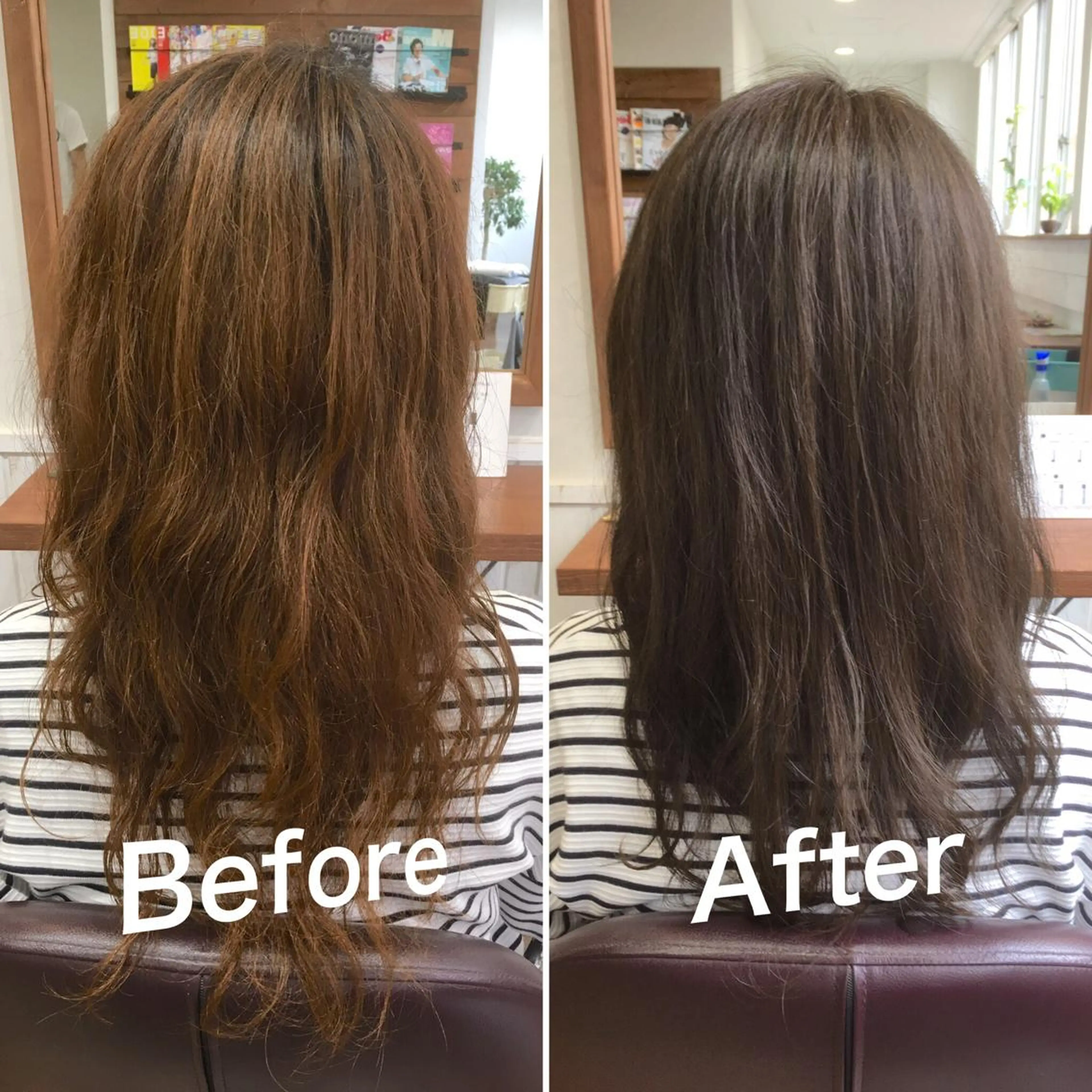 カラー アディクシーカラー オレンジ カット ヘアカラー トリートメント 佐瀬竜矢PRIMAL /portのヘアスタイル