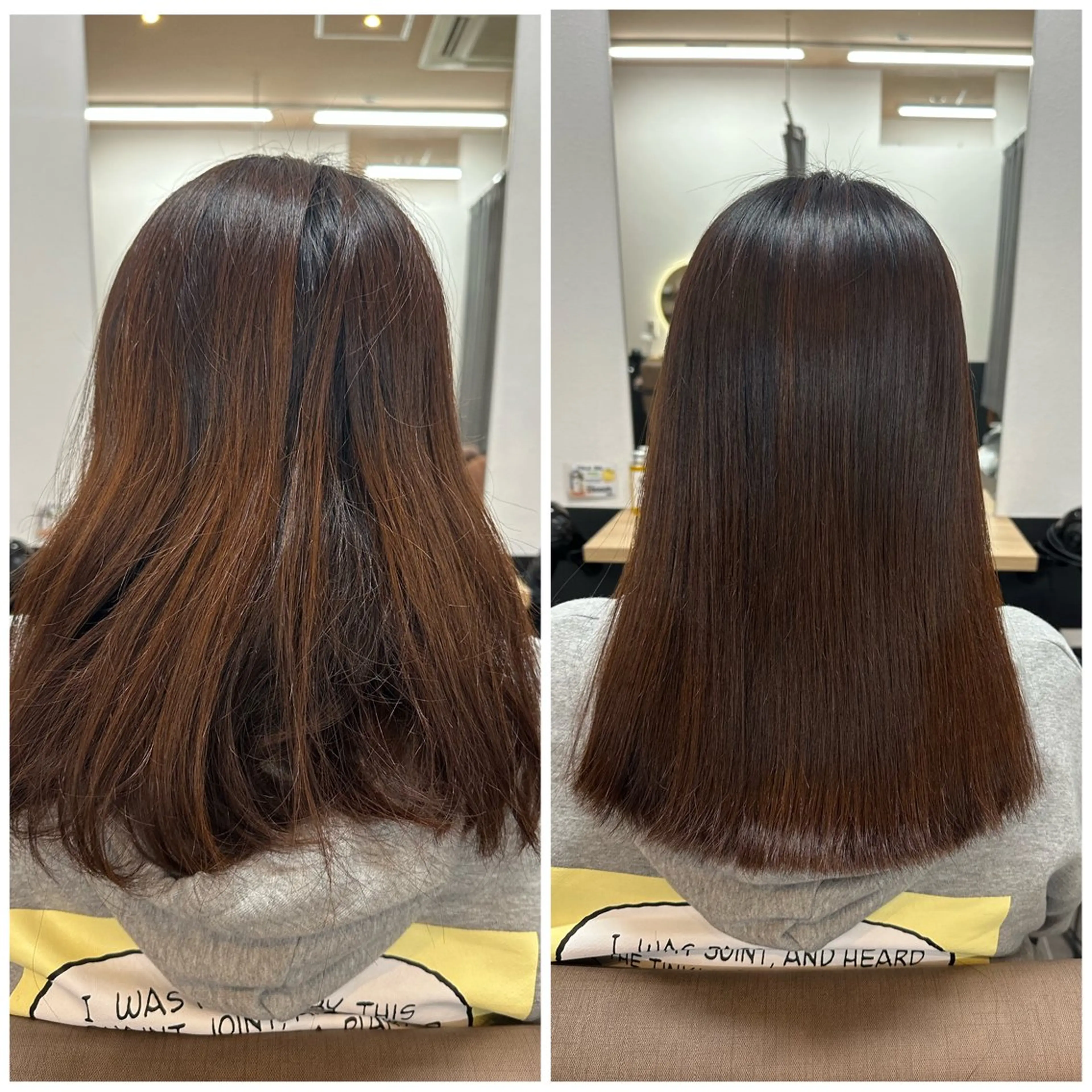 ミディアム TELAHAIR成田 マネージャー吉野美羽のヘアスタイル