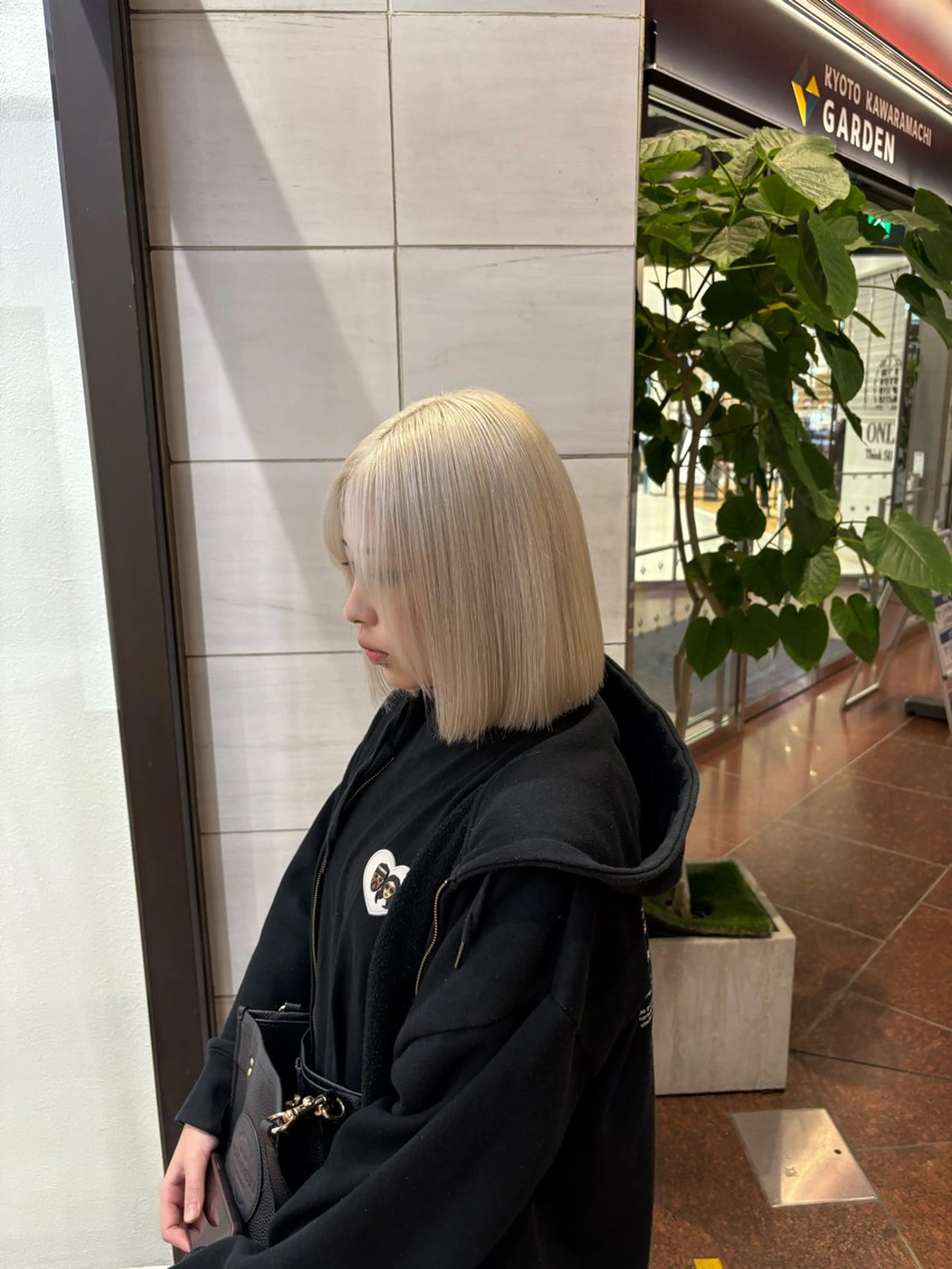 ミディアム カラー ヘアカラー トリートメント ハイトーン/ブリーチ /hikaruのヘアスタイル