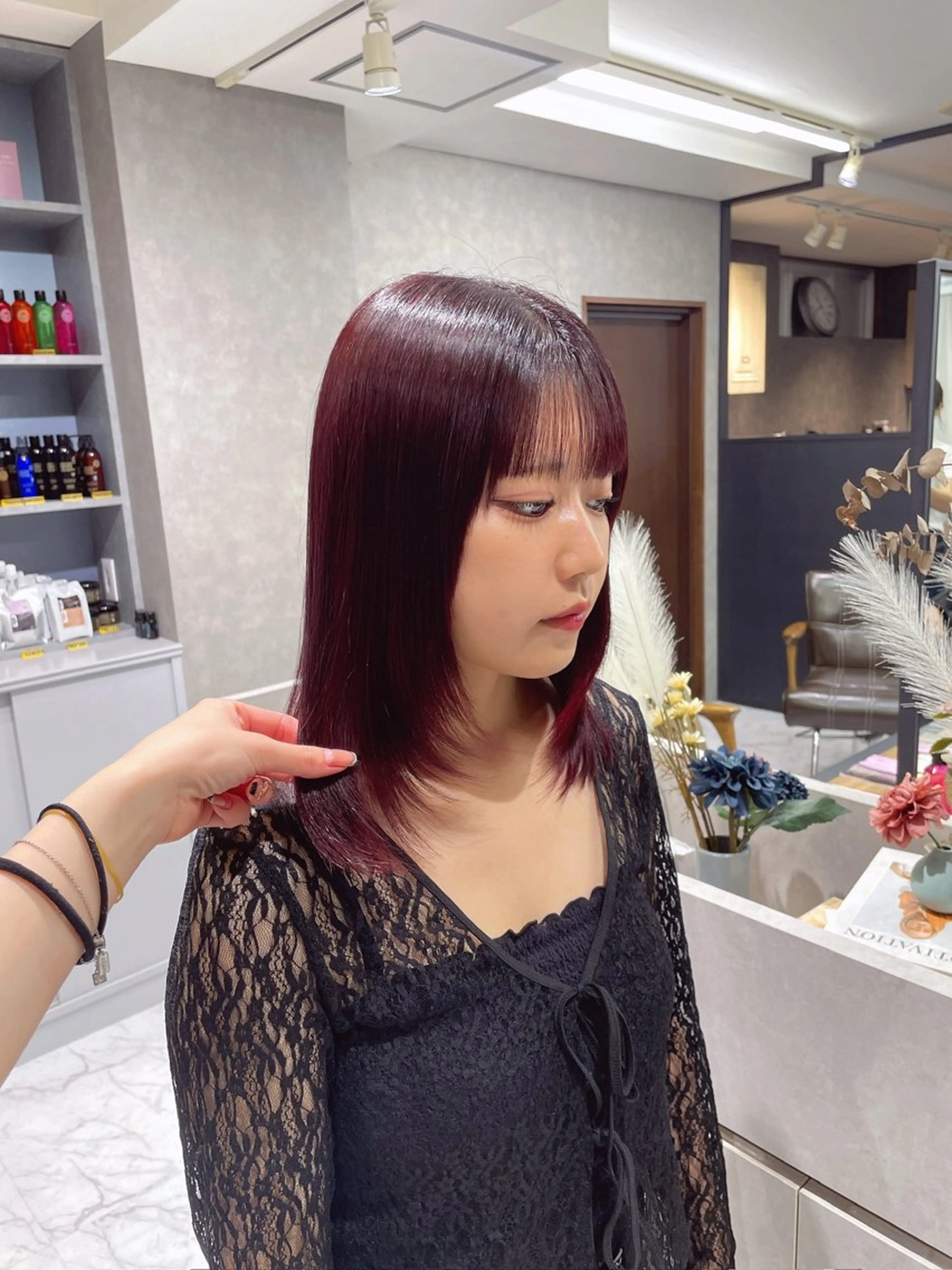 ミディアム RAF Sakuraのヘアスタイル