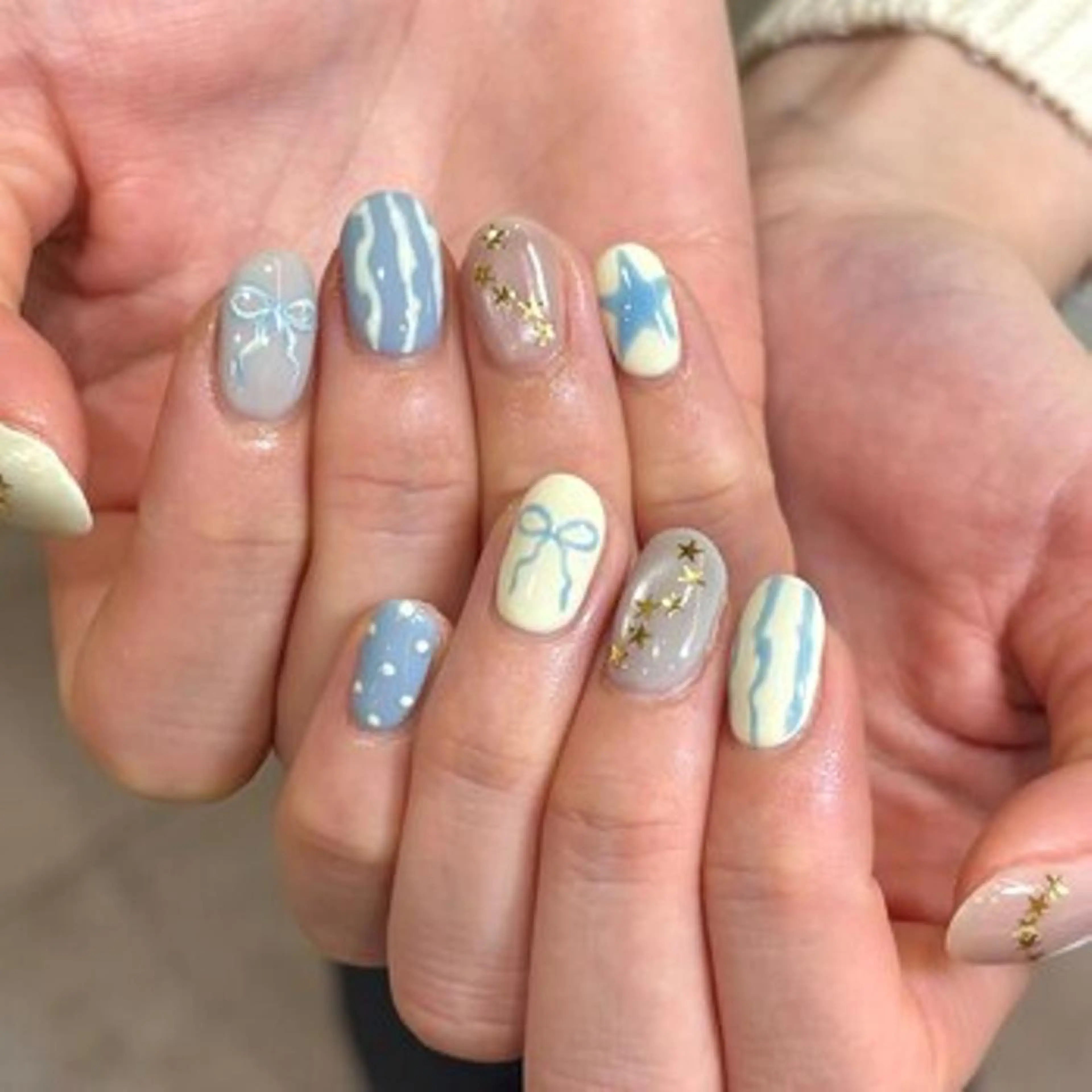 ネイル ガーリー ハンドネイル パラジェル認定サロン N°nail 立川のネイルデザイン