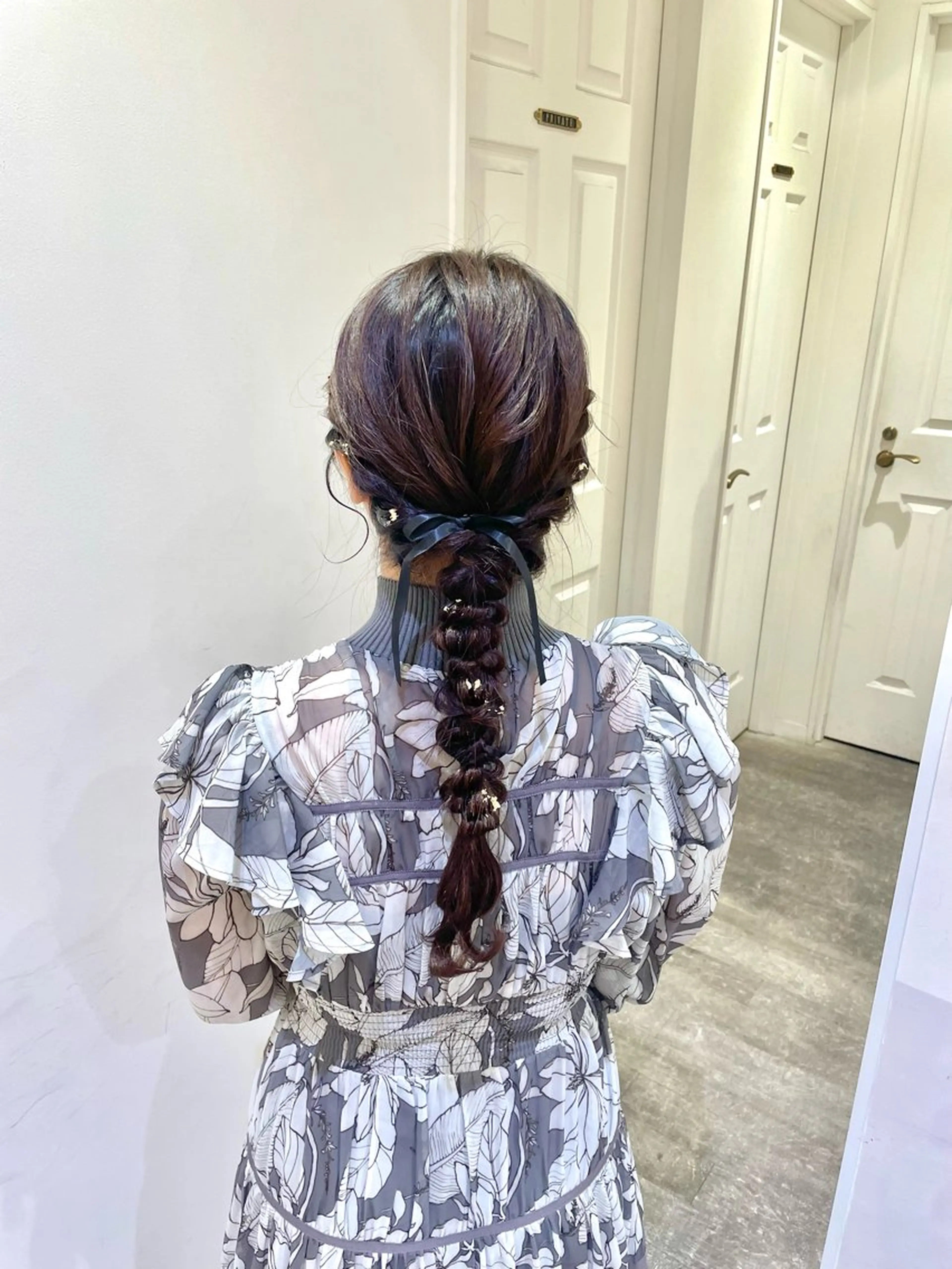 ヘアアレンジ ハイトーンカラー/ 長さだし🐇きょうかのヘアスタイル