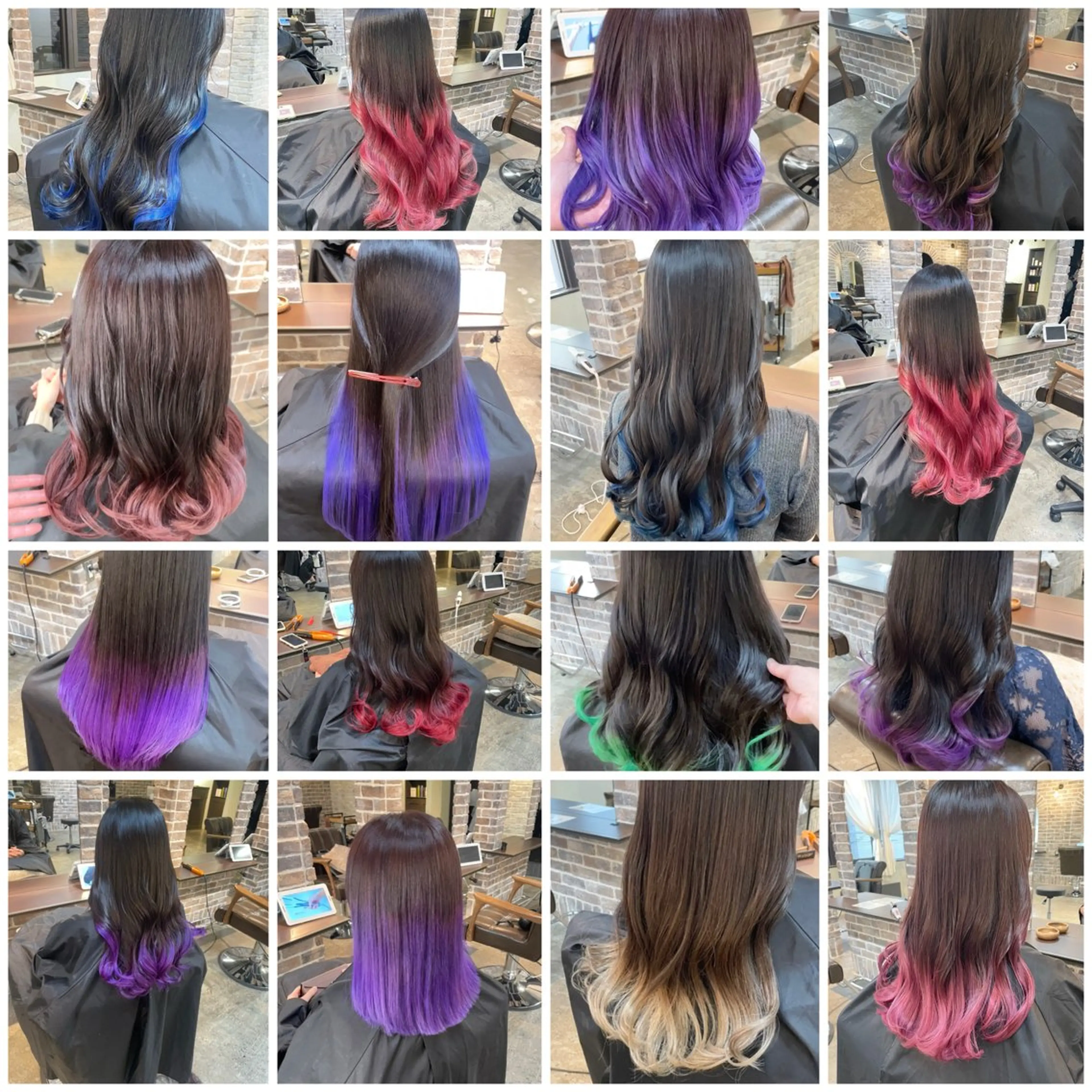 ロング カラー グラデーションカラー ACROあべの店所属・艶カラー/インナー /グラデ/大西小百合のヘアスタイル