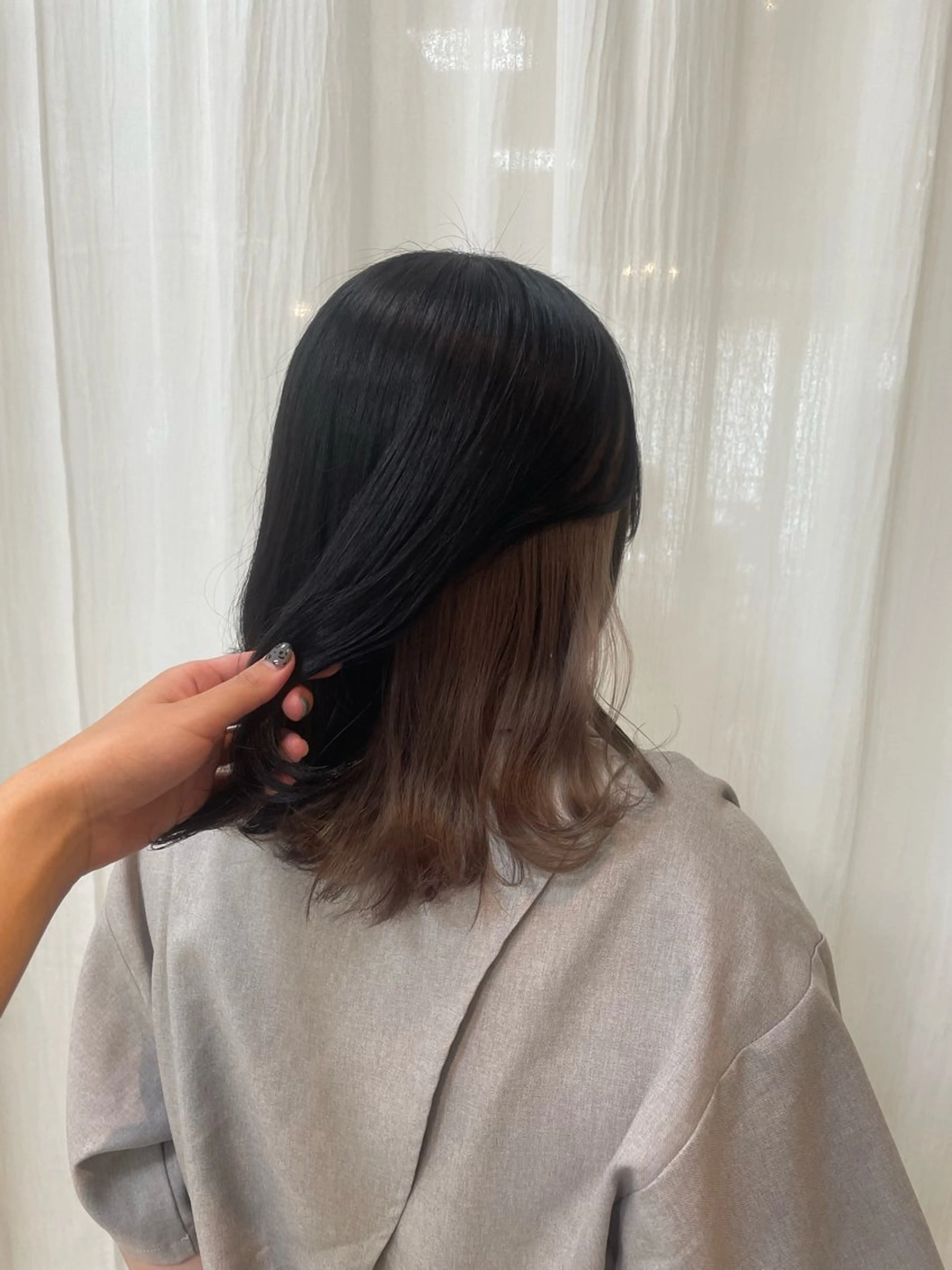 ミディアム ヘアカラー miyabi/ eMuのヘアスタイル