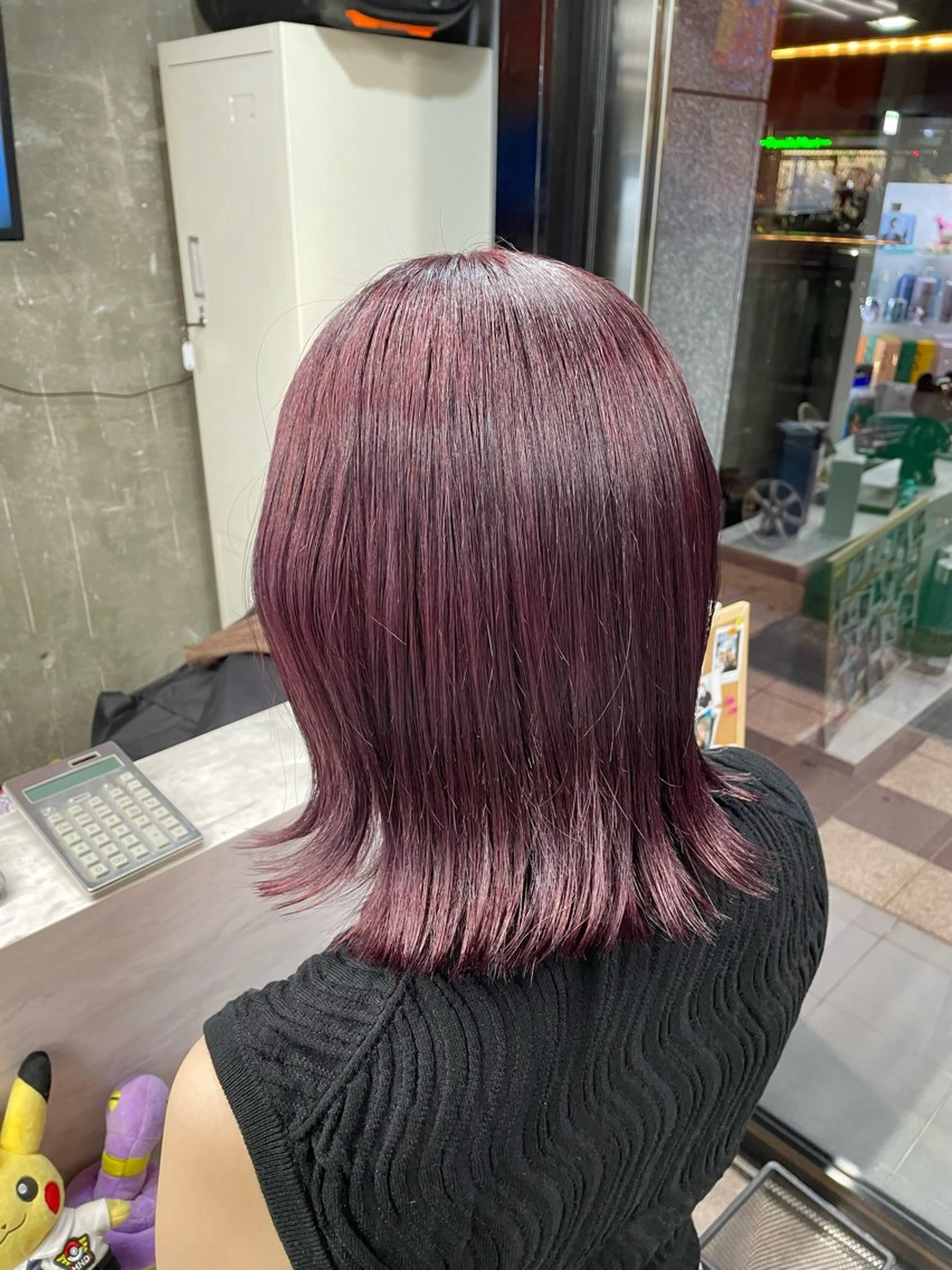 ミディアム カラー ラベンダーカラー ili心斎橋所属・🩵ハイトーン/ レイヤーYUZU🩵のヘアスタイル