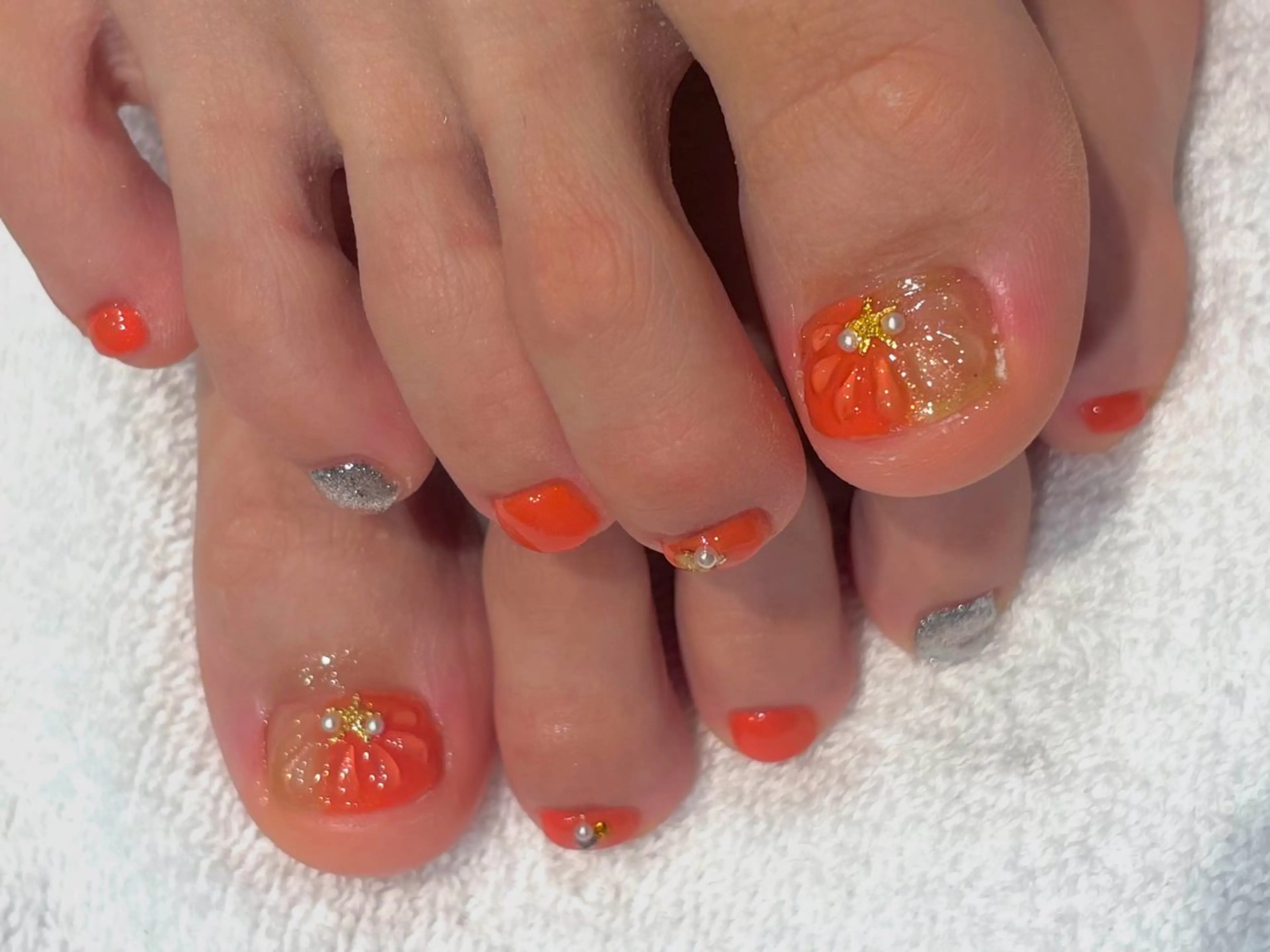 ネイル フットネイル CECIL beauty labo所属・田中 梨奈のネイルデザイン