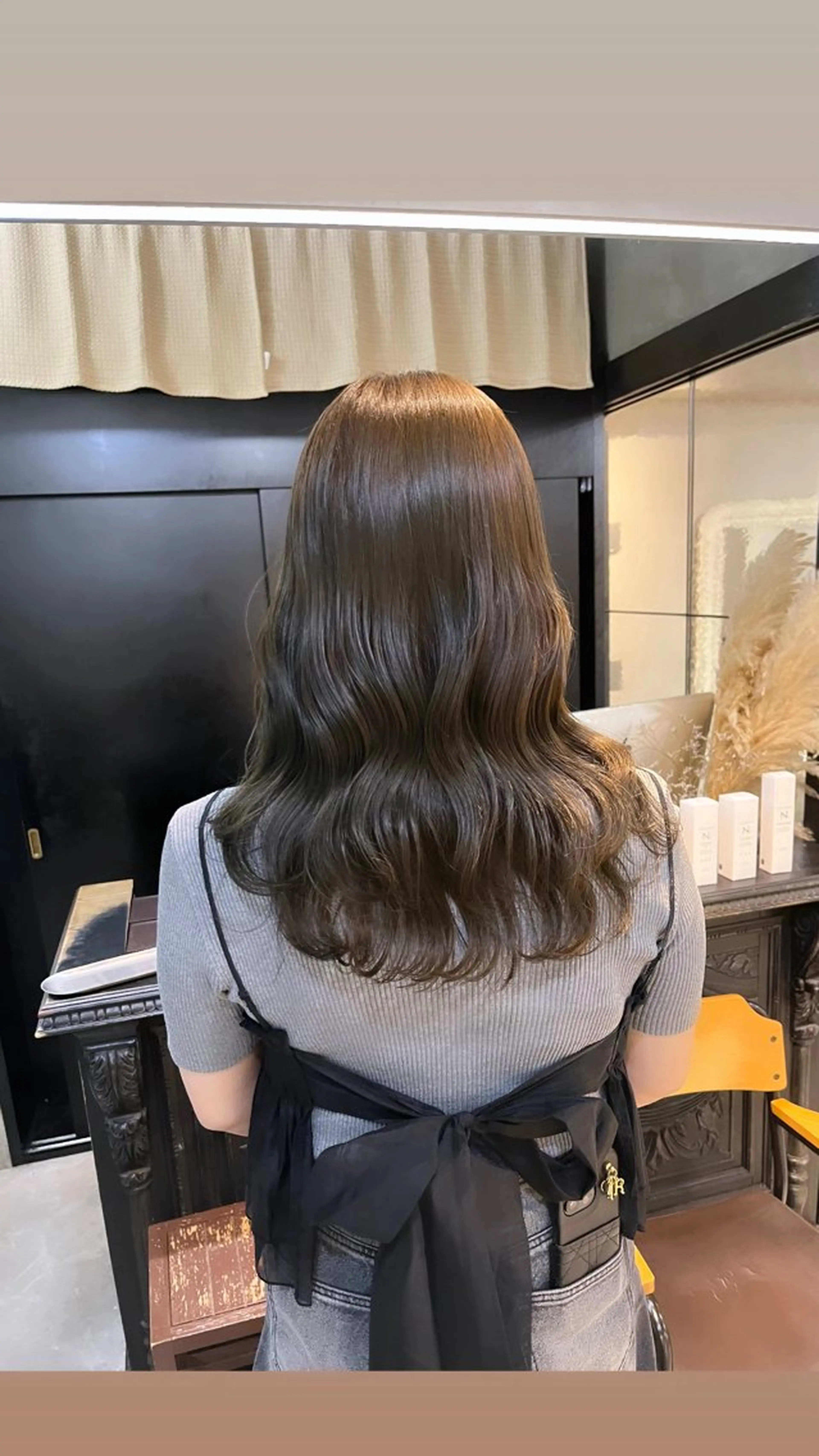 ロング ヘアカラー トリートメント ブリーチなしダブルカ ラー🩶manamiのヘアスタイル