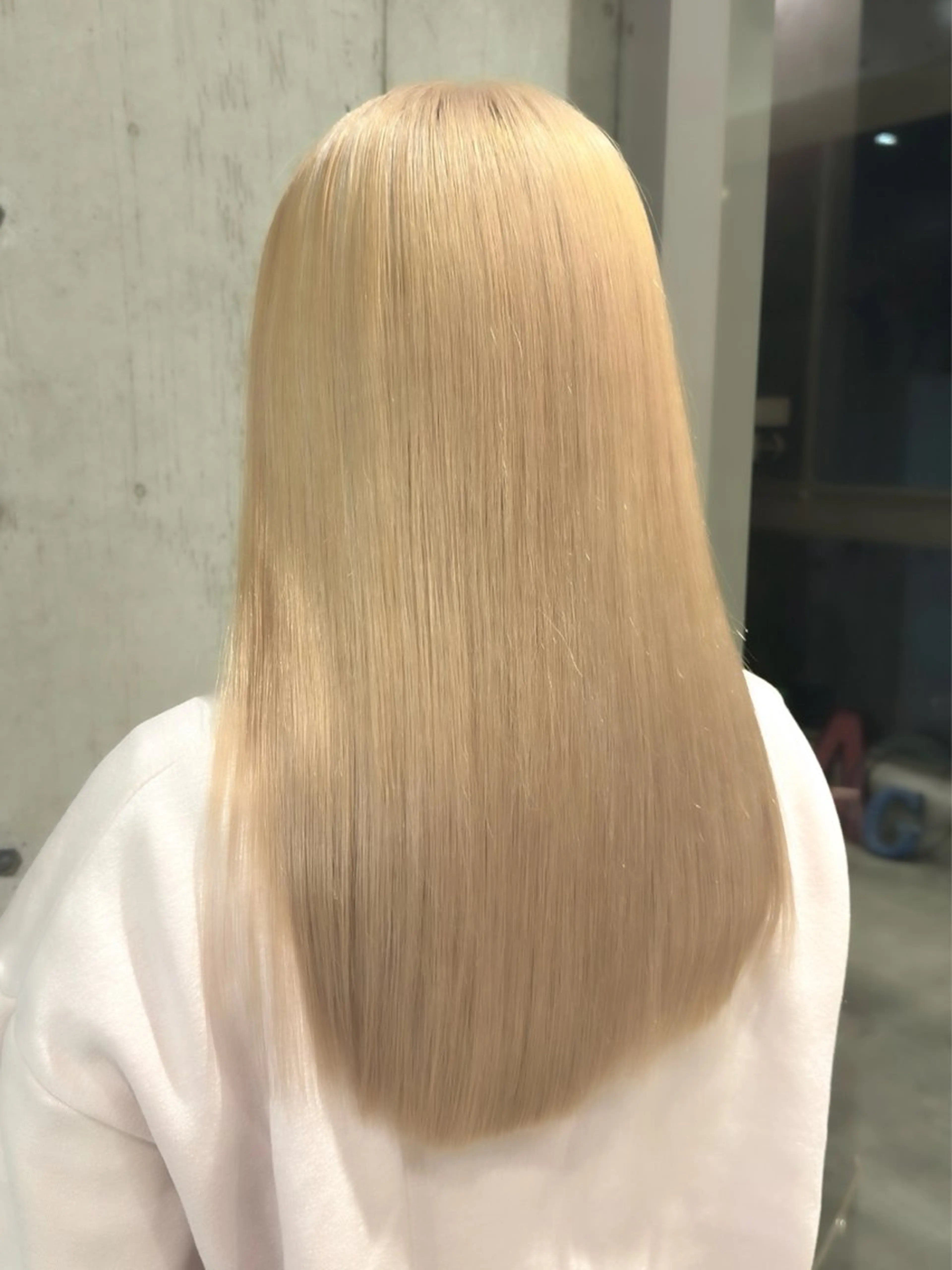 ロング カラー カット ヘアカラー トリートメント 透明感/血色カラー/ 似合せレイヤー/ゆいのヘアスタイル