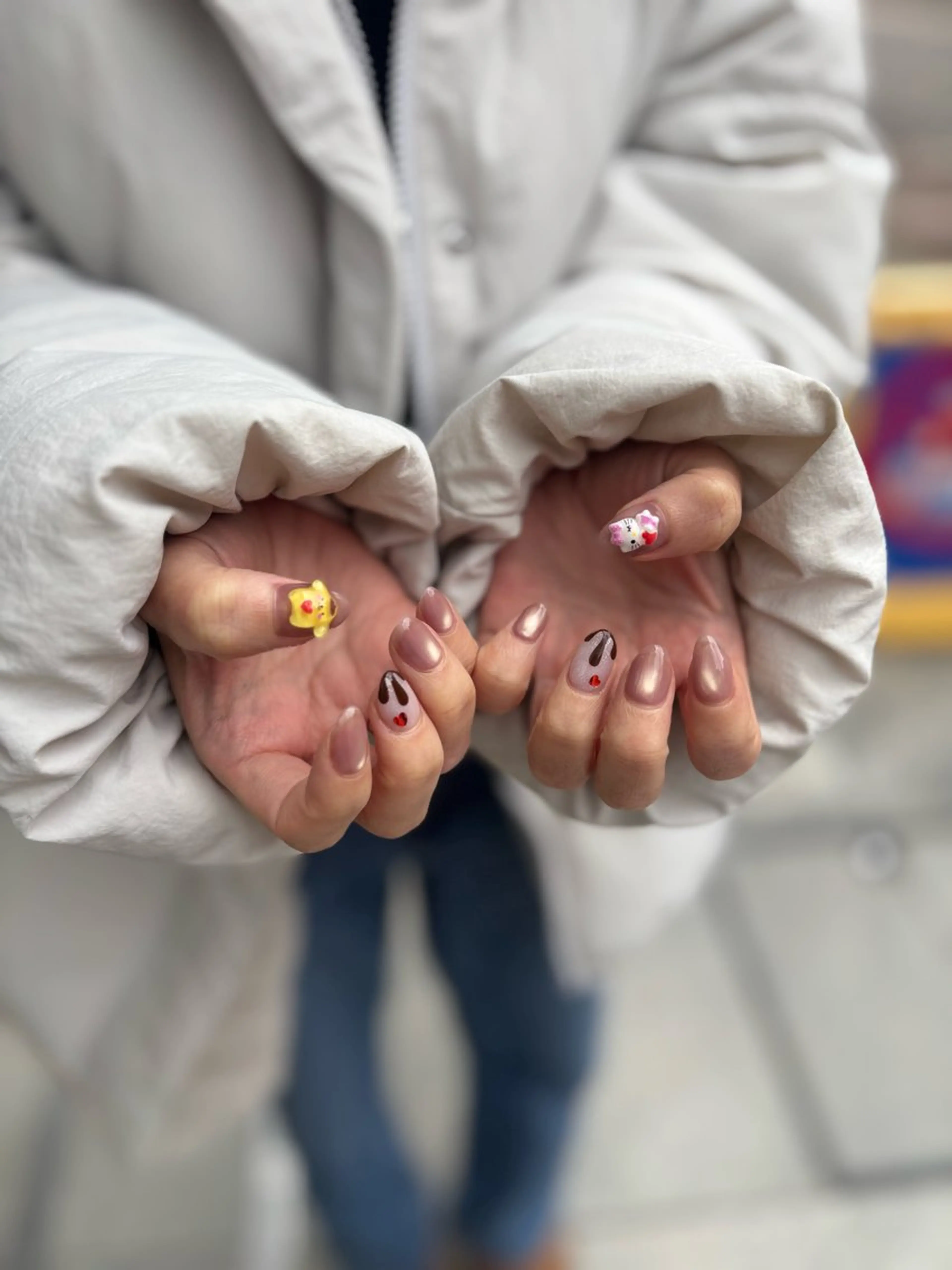 ネイル バレンタイン ハンドネイル plume. MIHOSHIのネイルデザイン