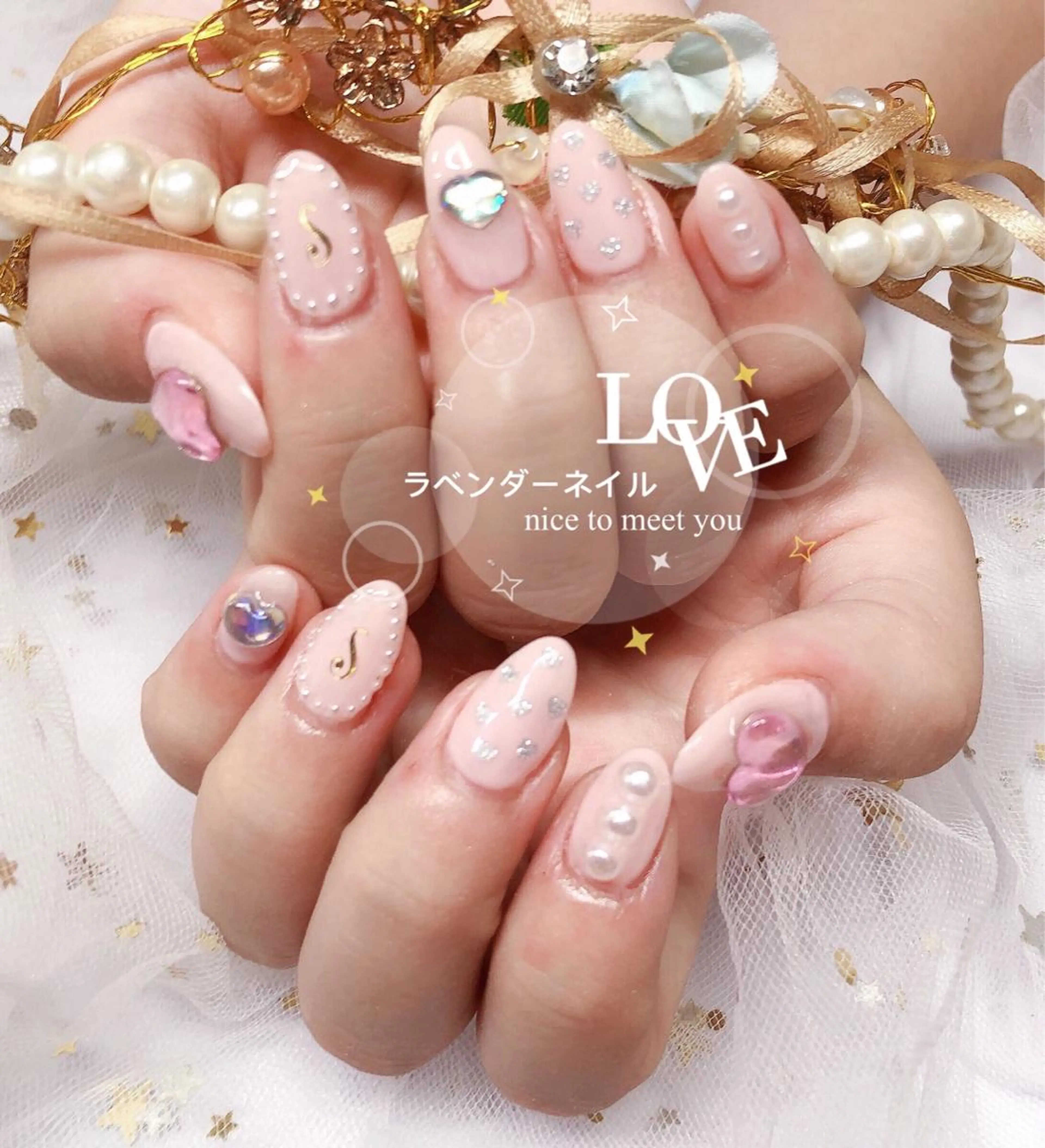 ネイル ラベンダー💖日暮里 ルル💖ネイルのネイルデザイン