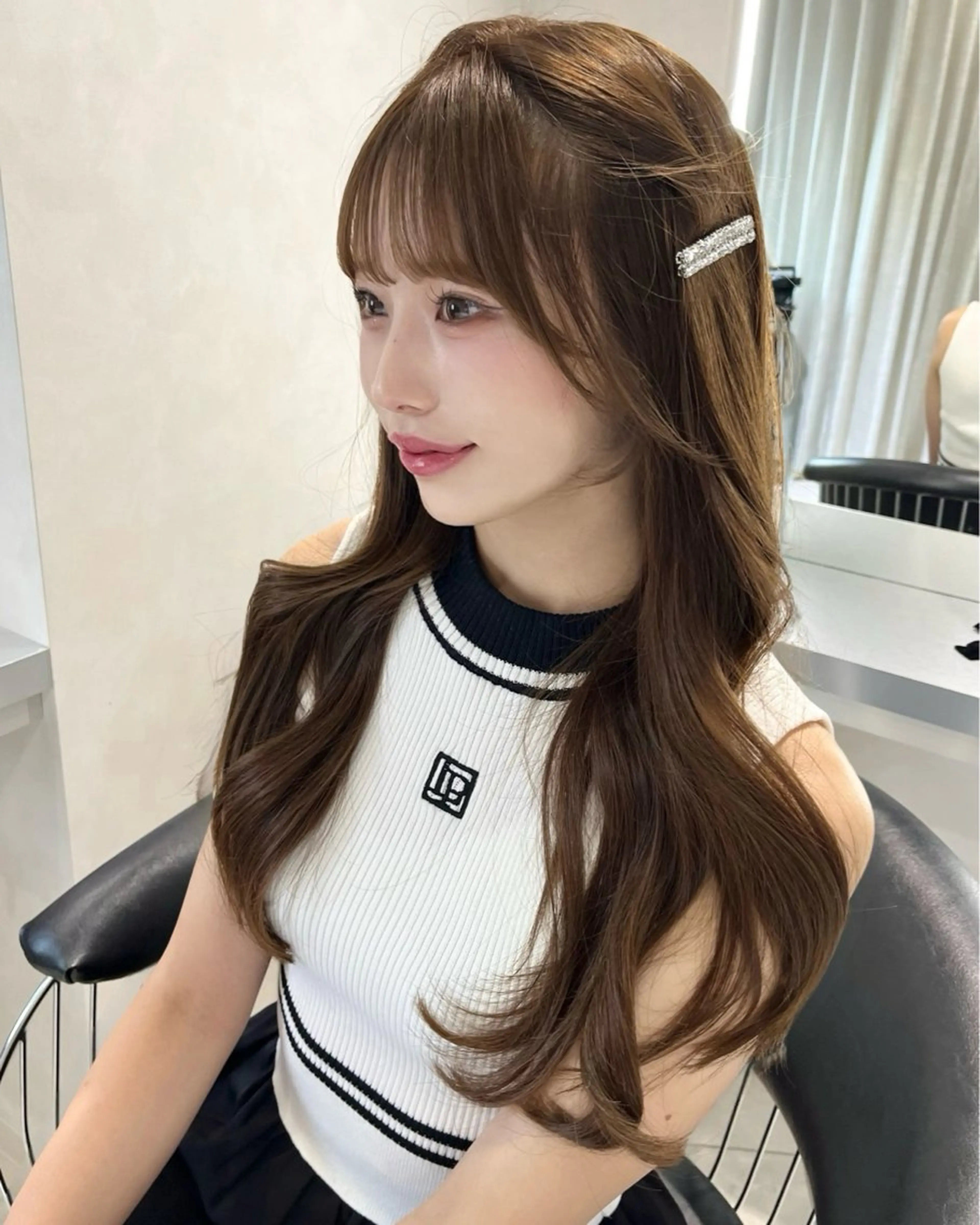 ロング ヘアカラー トリートメント 韓国ヘア×艶髪🎀 池袋/Rina🩶のヘアスタイル