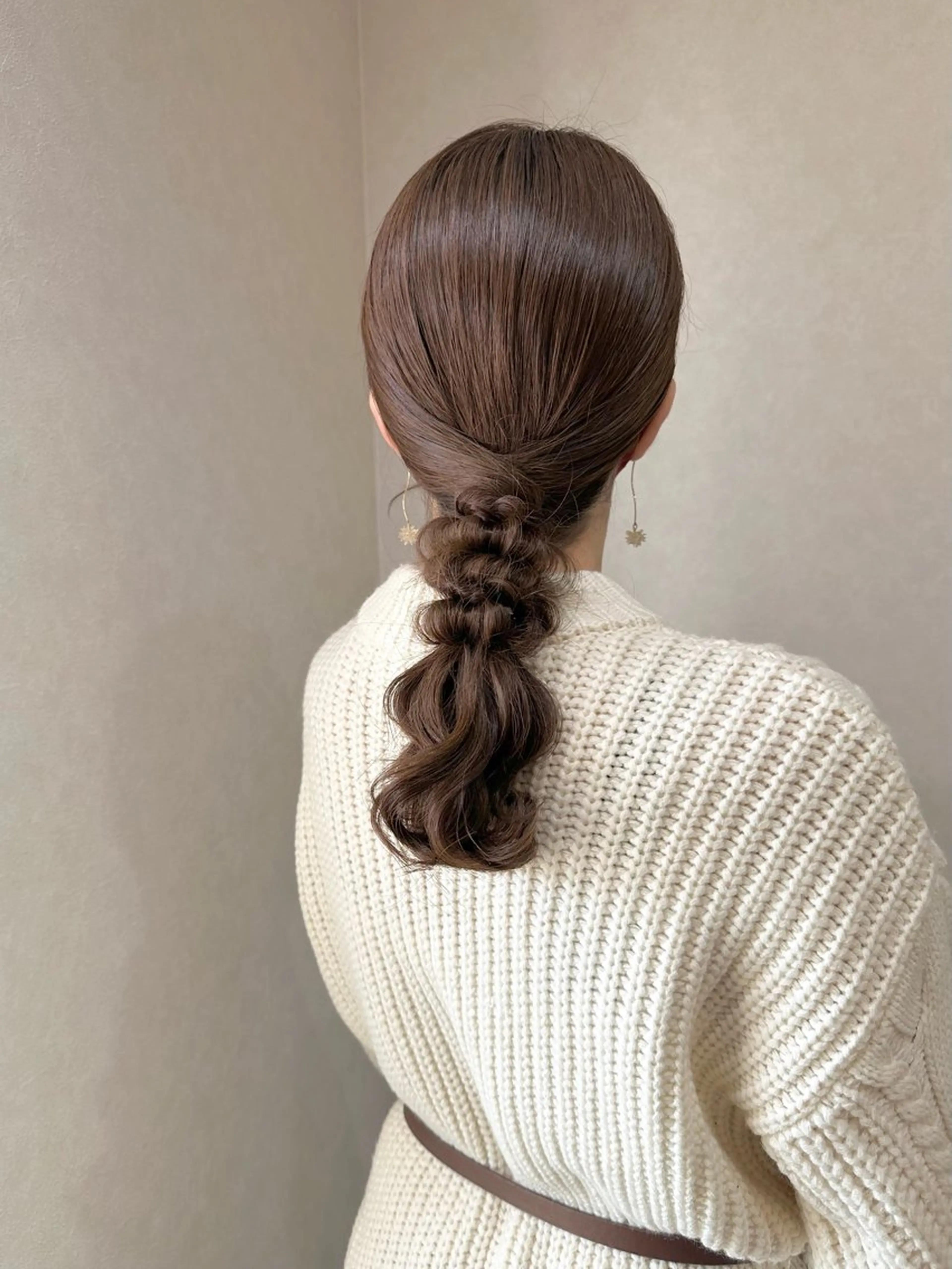 セミロング ヘアアレンジ hair make applause.所属・小賀 栞奈のヘアスタイル