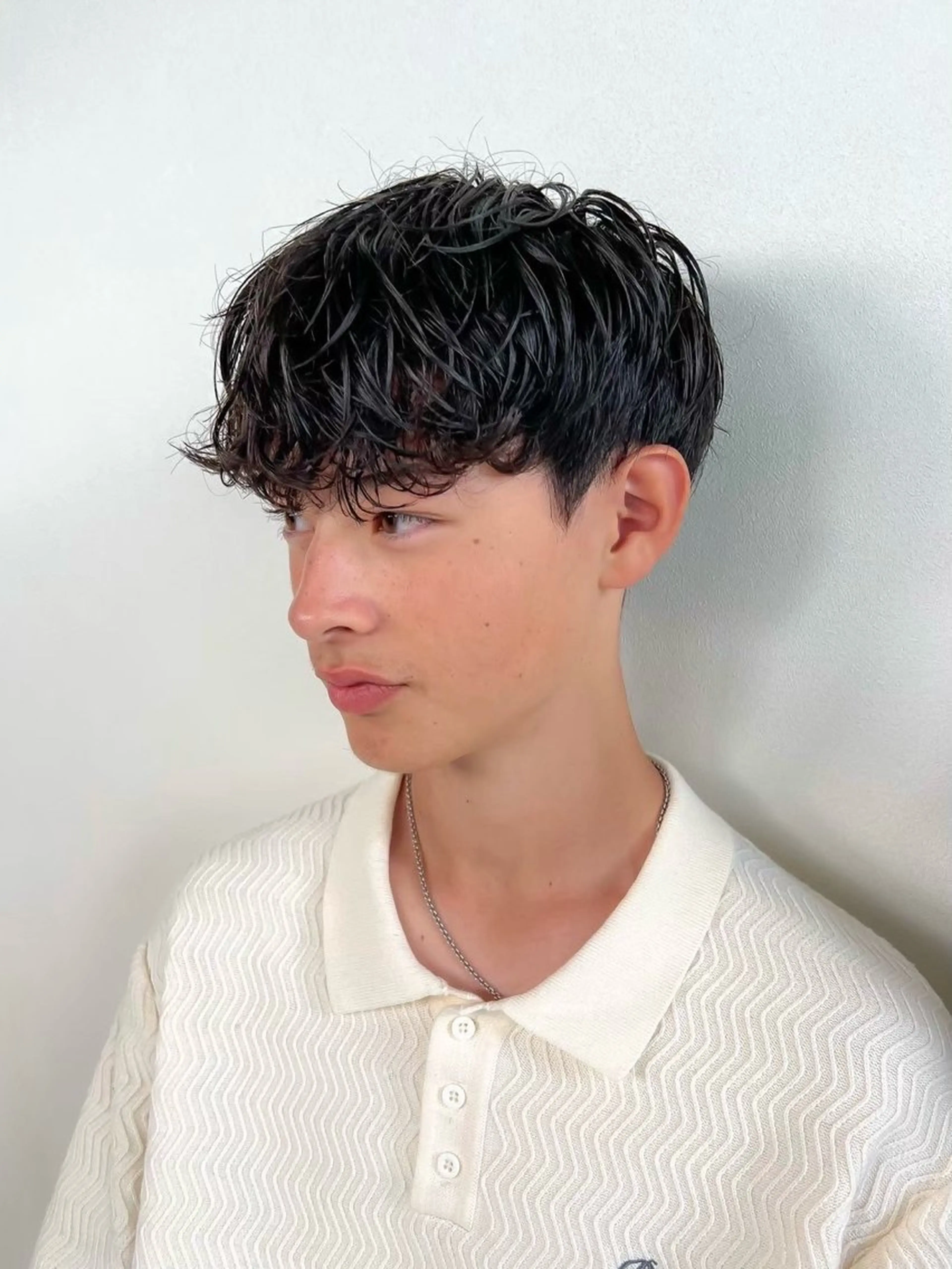 パーマ メンズ メンズパーマ カット パーマ 杉山 心暖のヘアスタイル