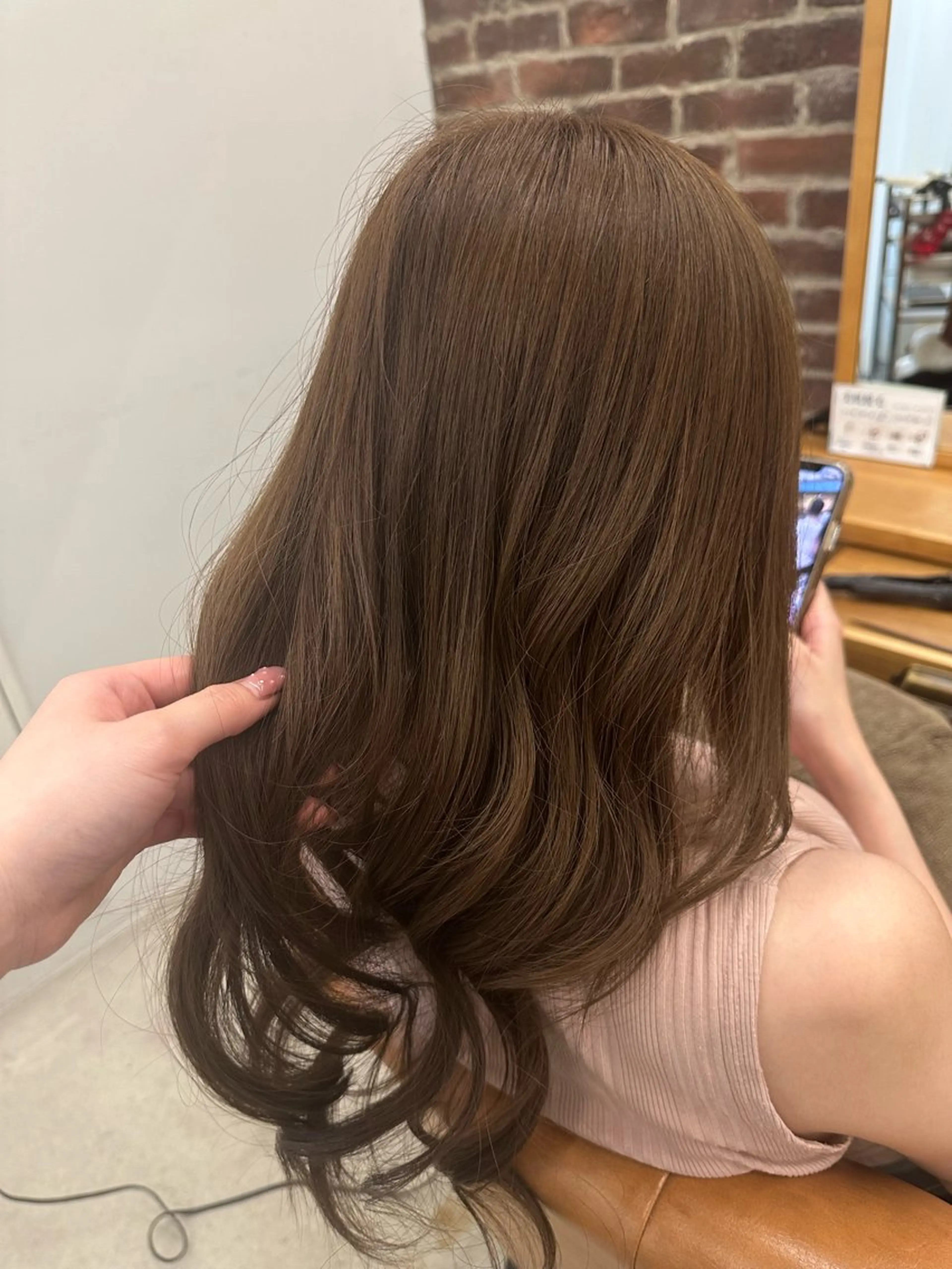 ロング カラー 山野愛子美容室銀座所属・銀座YUKINA🌙 Wcolorのヘアスタイル