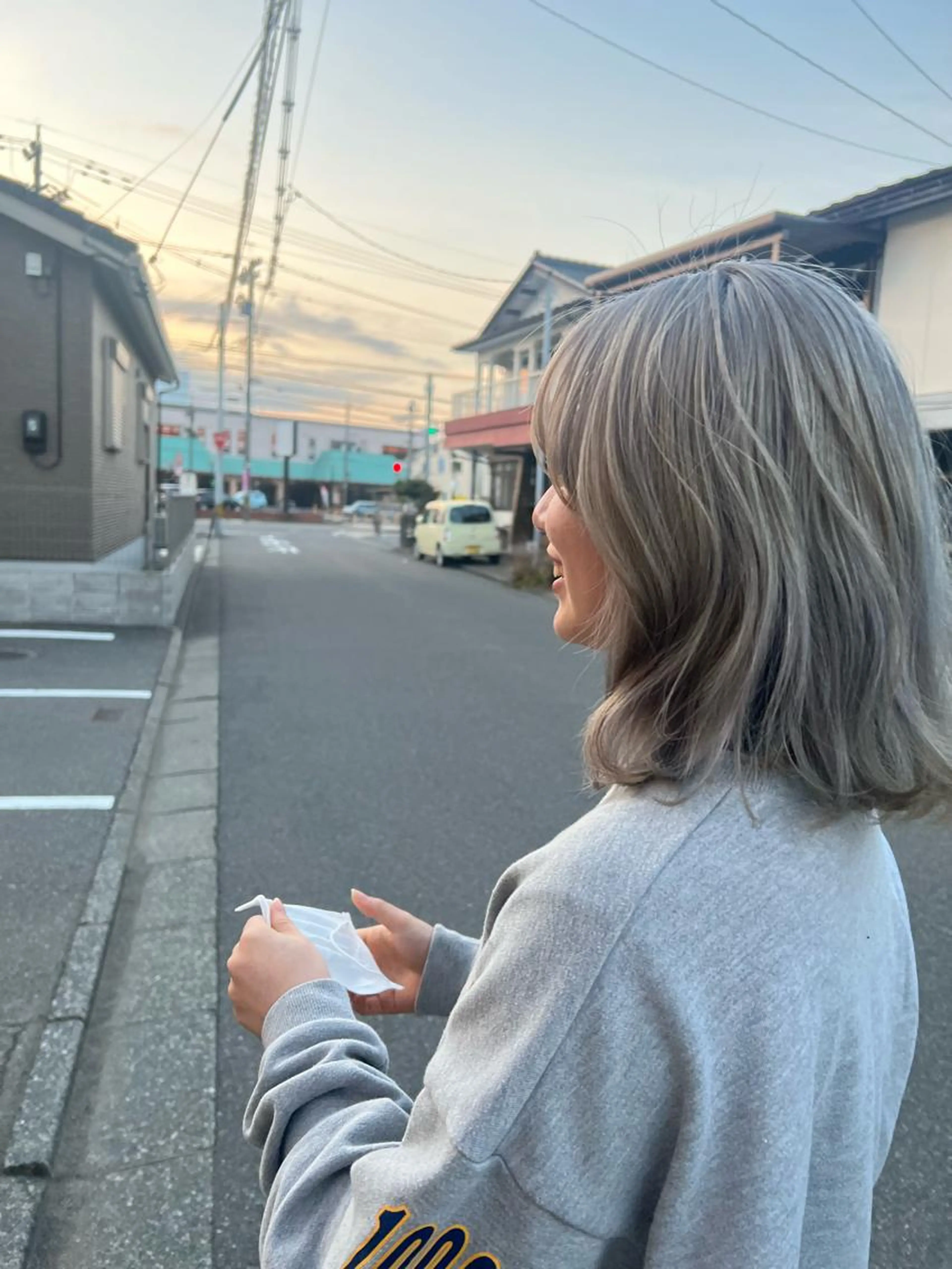 カット+ケアブリーチ+カラーの写真