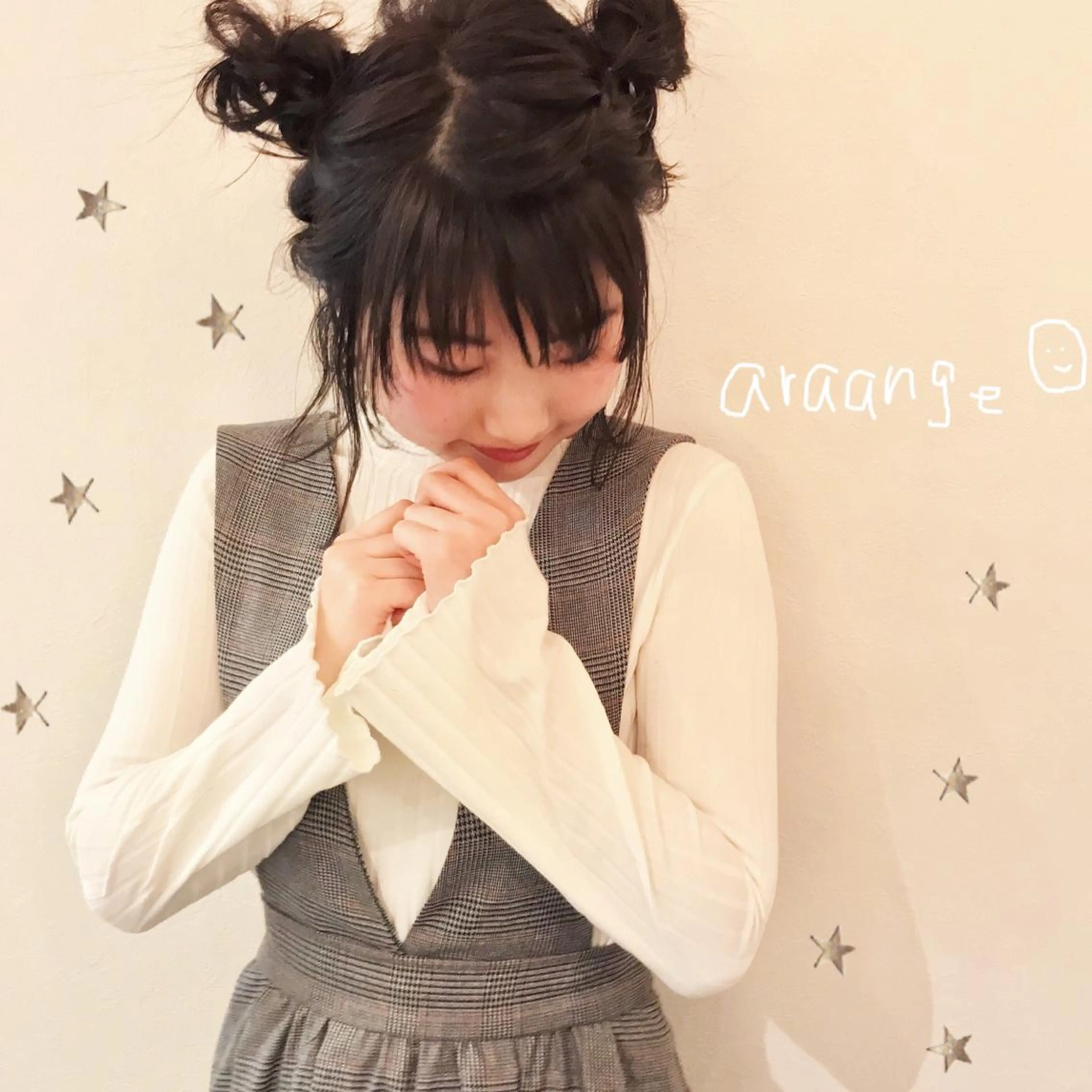 ミディアム ヘアアレンジ salon AKIRA所属・市川 千夏のヘアスタイル