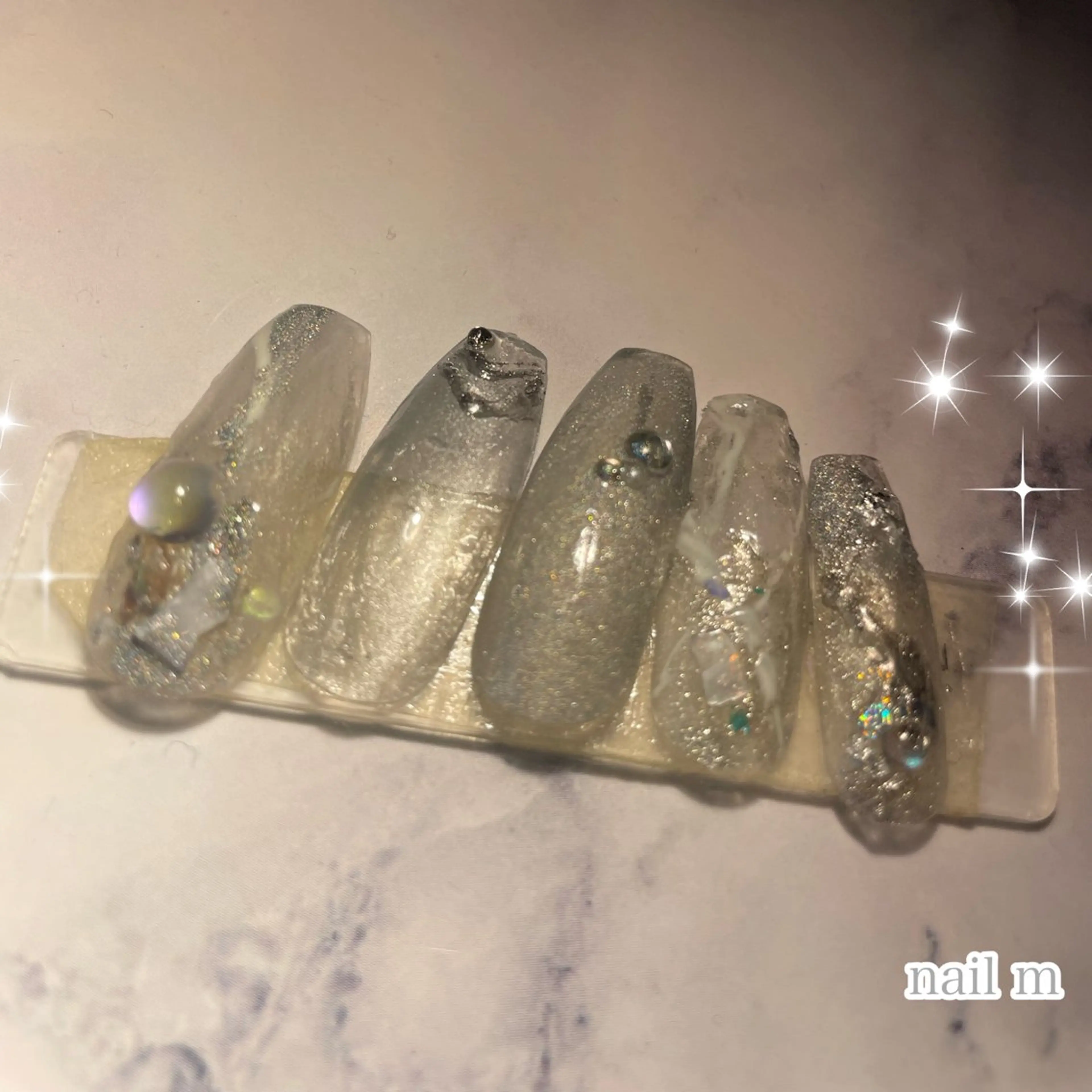 ネイル マグネットネイル ミラーネイル NAIL★M 真紀のネイルデザイン