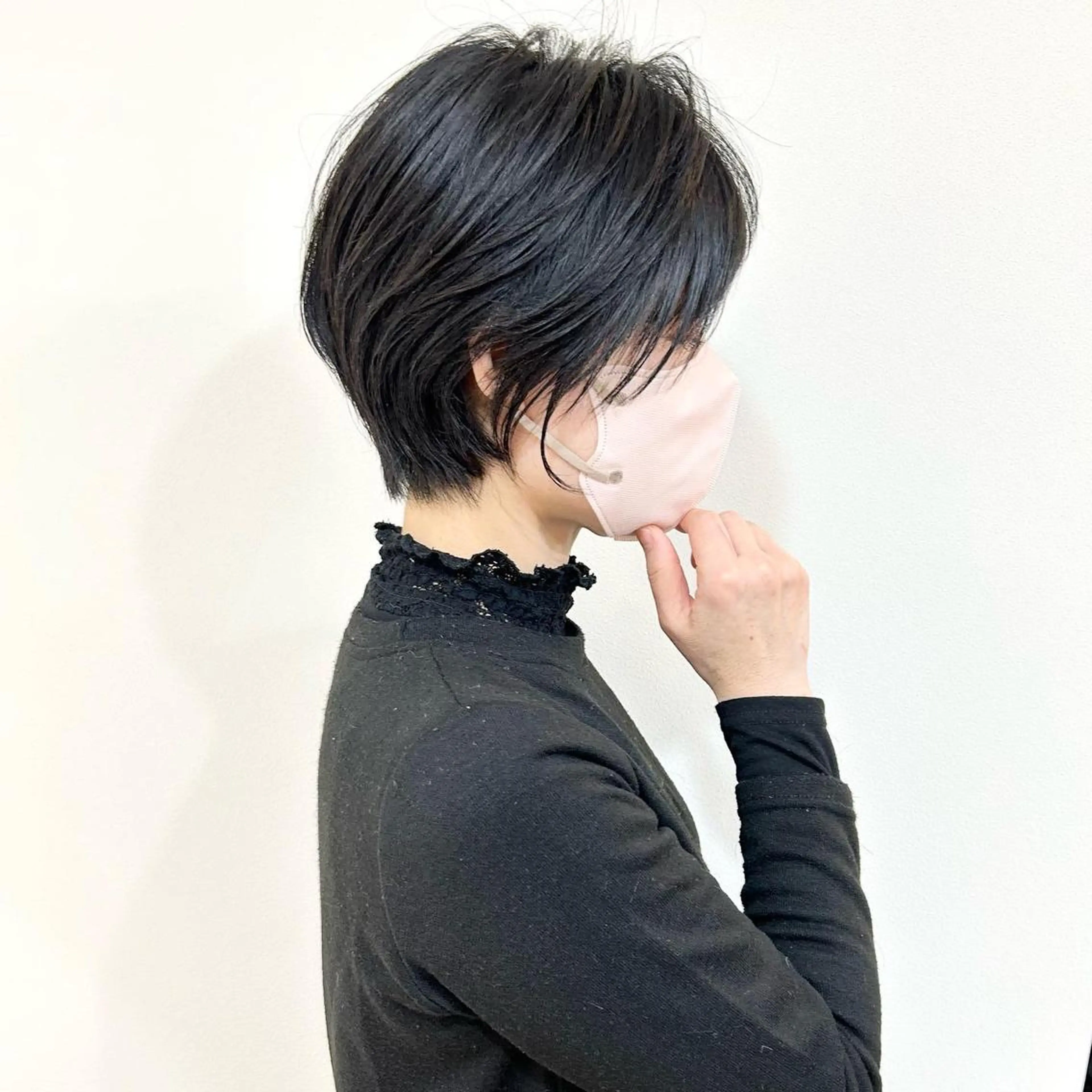 ショート カラー ブリーチ ケアブリーチ ダブルカラー ハイライトカラー イルミナカラー lab.by ioe中崎店所属・中北篤志 ショートボブのヘアスタイル