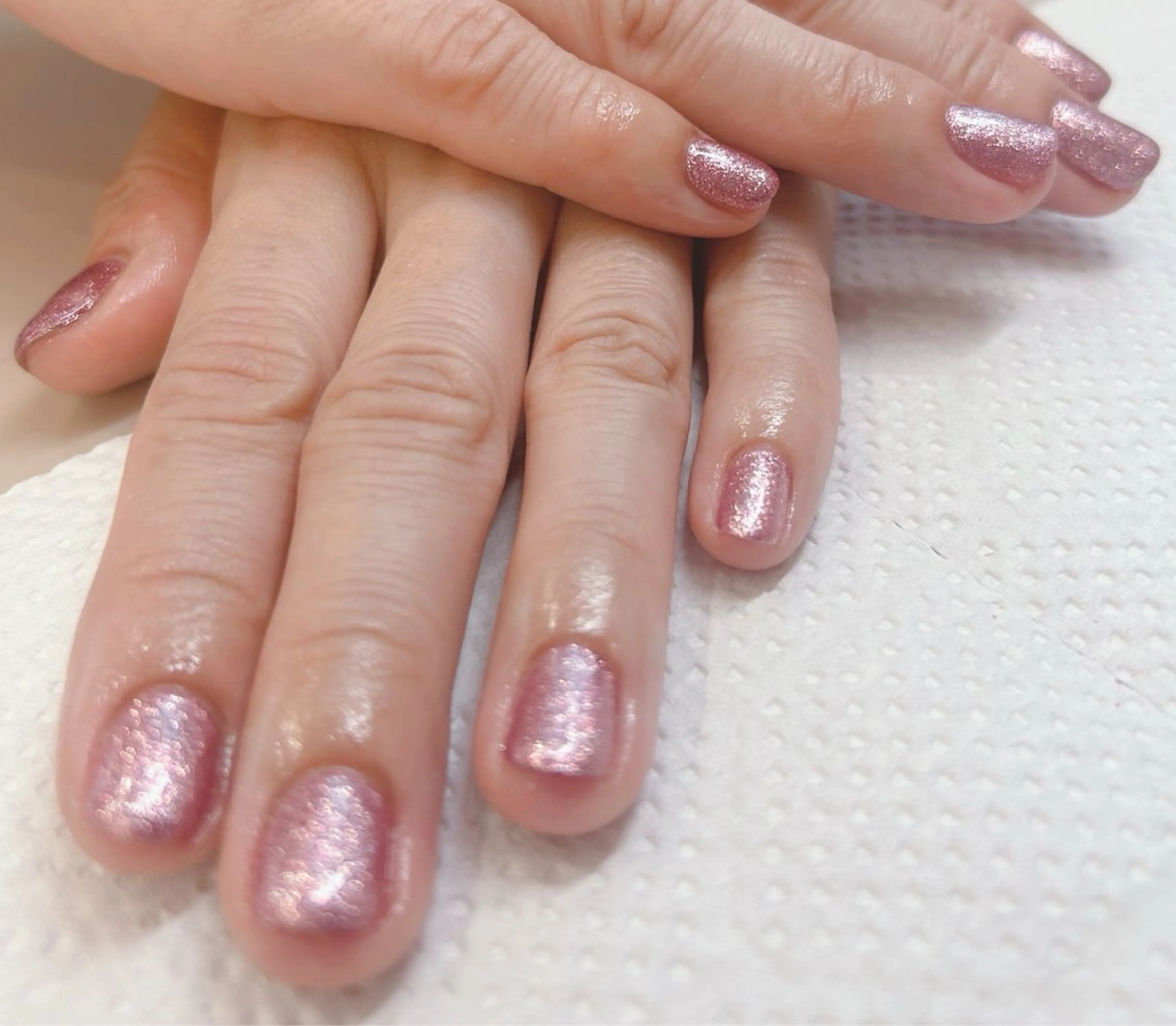 ネイル ラメ(グリッター) Rairia nail所属・Rairianail 室橋舞のネイルデザイン