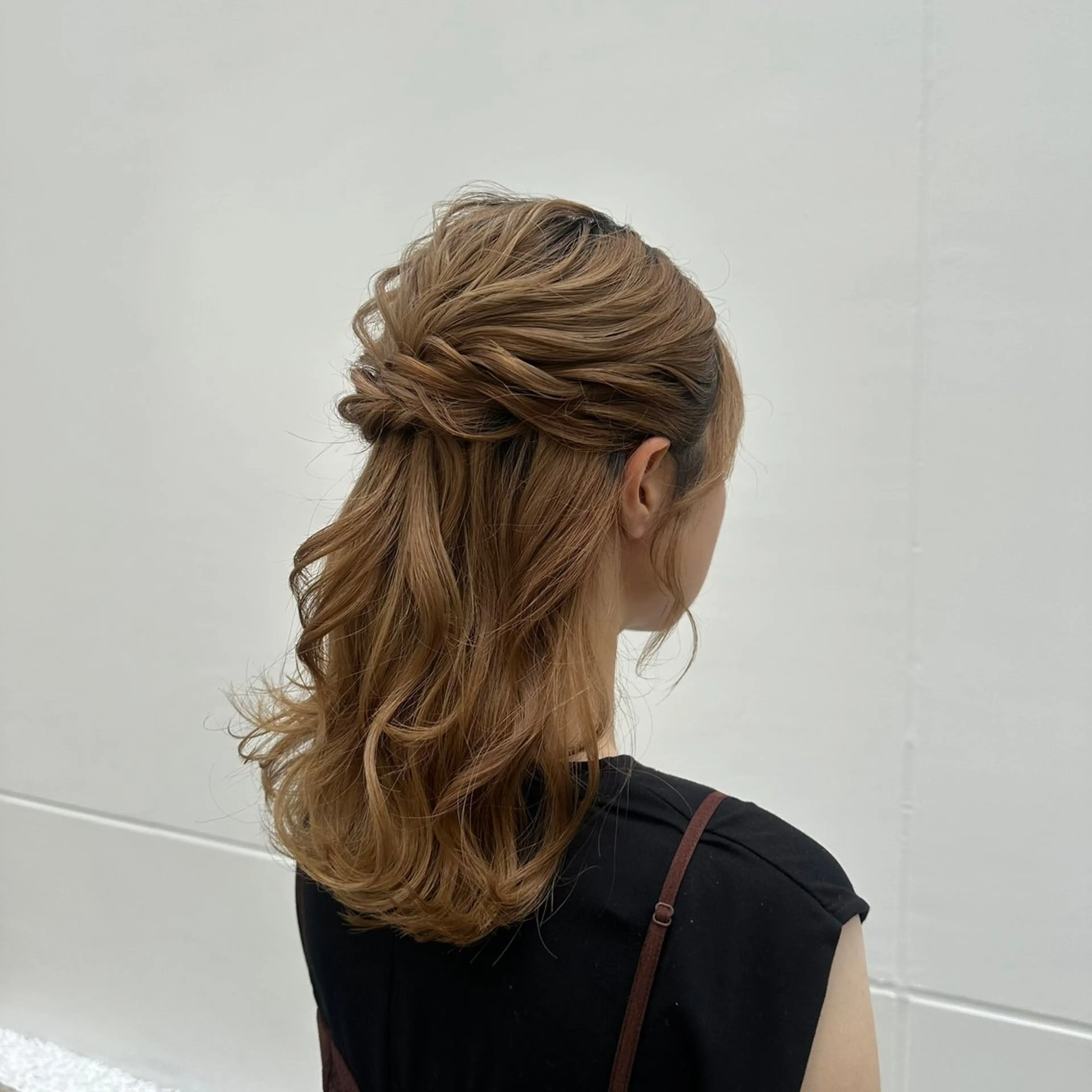 セミロング ヘアアレンジ ヘアセット 似合わせヘアセット/ 顔まわり/maasaのヘアスタイル