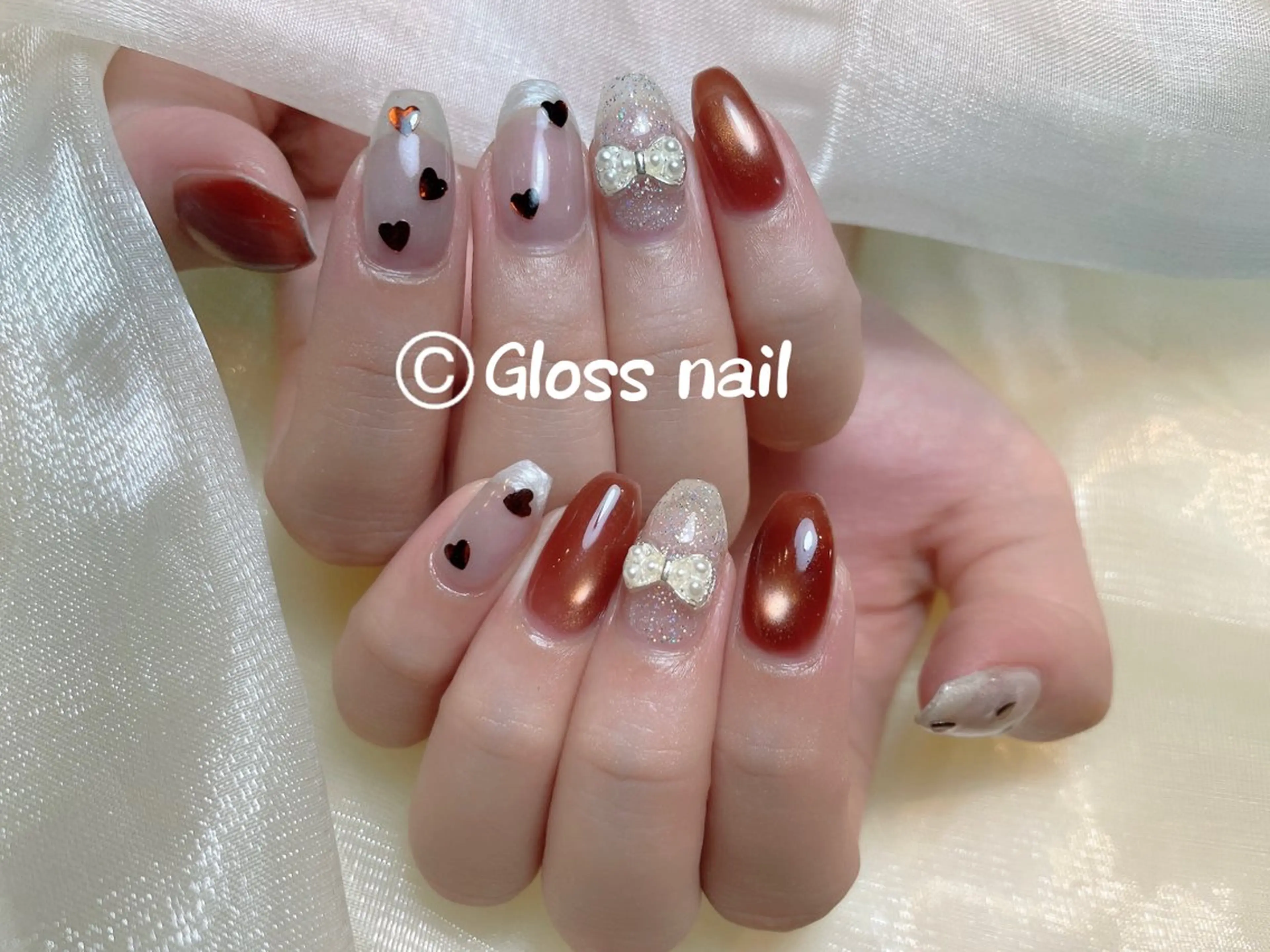 ネイル ハンドネイル Gloss nail salonジェル＆長さだし専門店所属・Meri💅ジェル& チップ長さだし専門のネイルデザイン