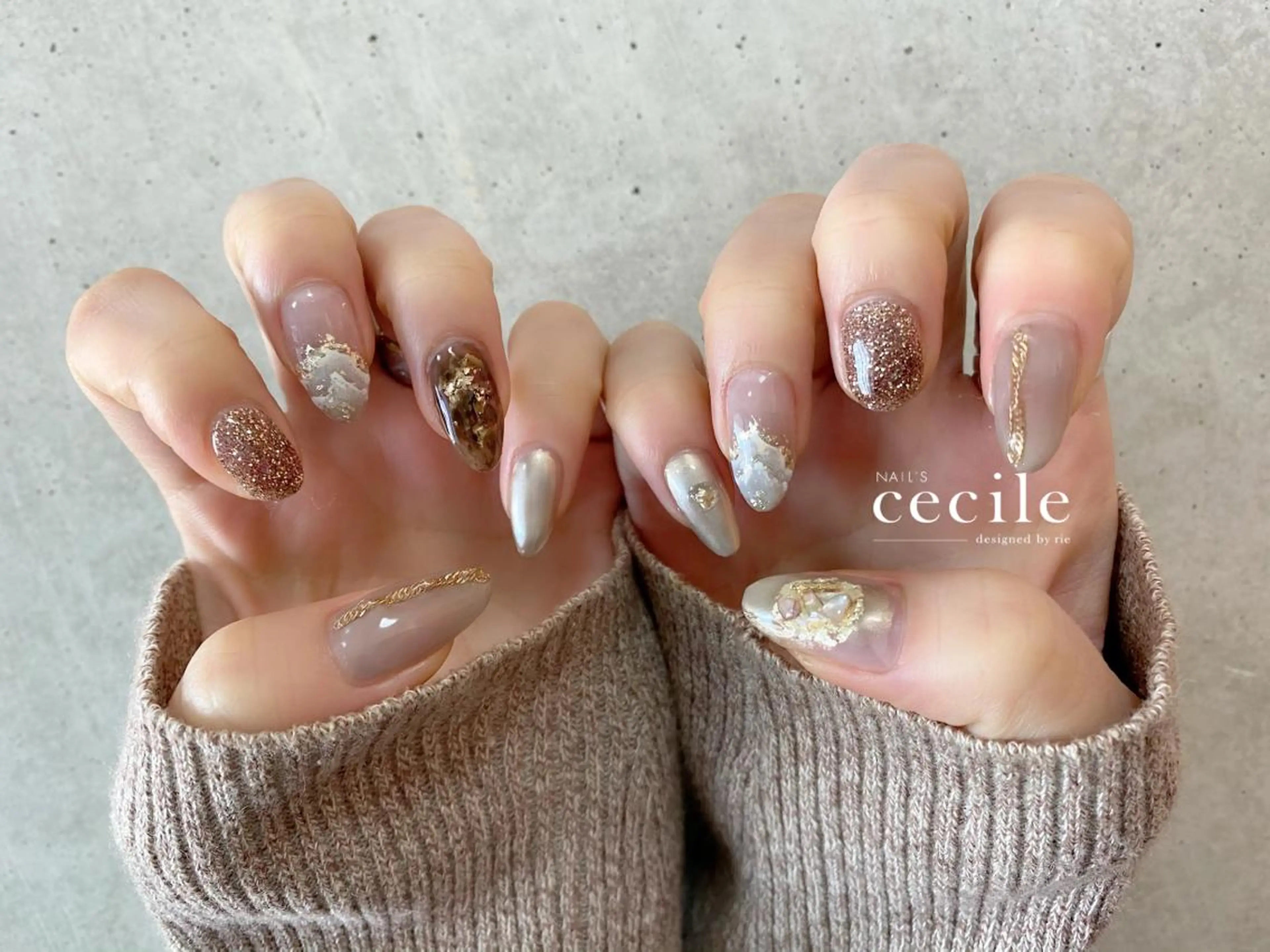 ネイル Nail's Cecile所属・Cecile Rieのネイルデザイン