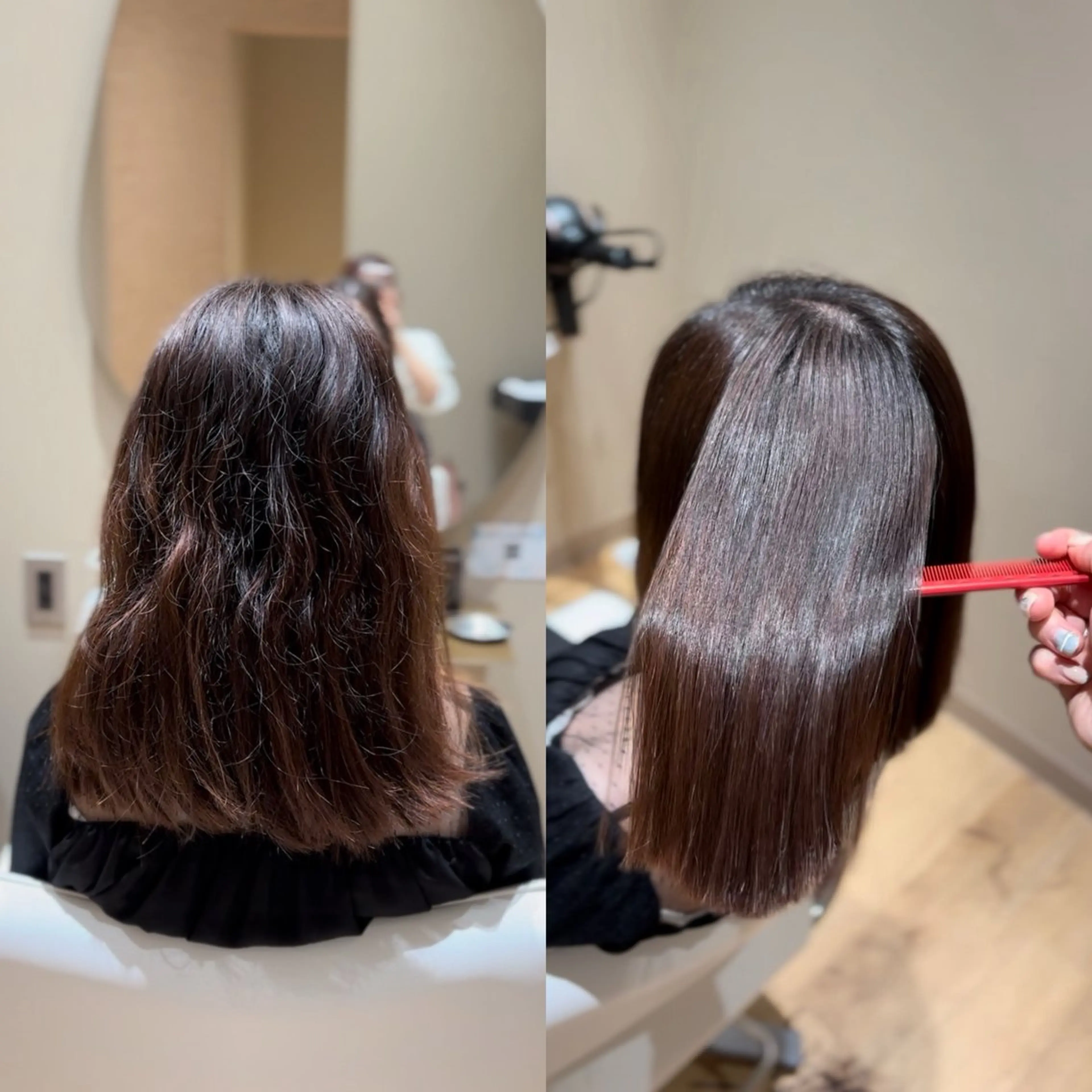 【 🫧艶々なストレートヘアに🫧 】縮毛矯正 / 3stepTRの写真