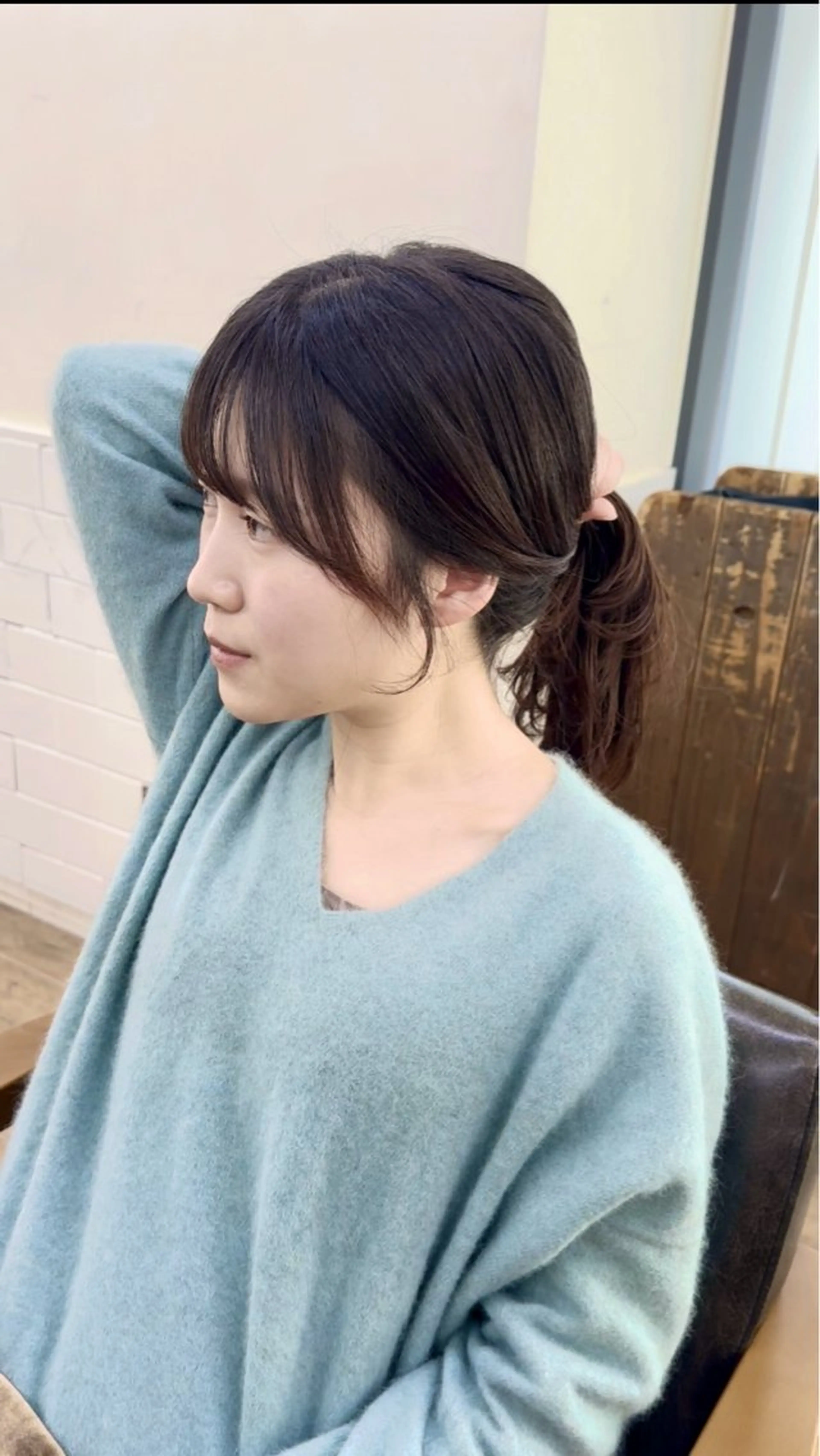 ミディアム カラー パーマ ヘアアレンジ メンズ キッズ カット ヘアカラー 似合わせカット /レイヤーカット🌿のヘアスタイル