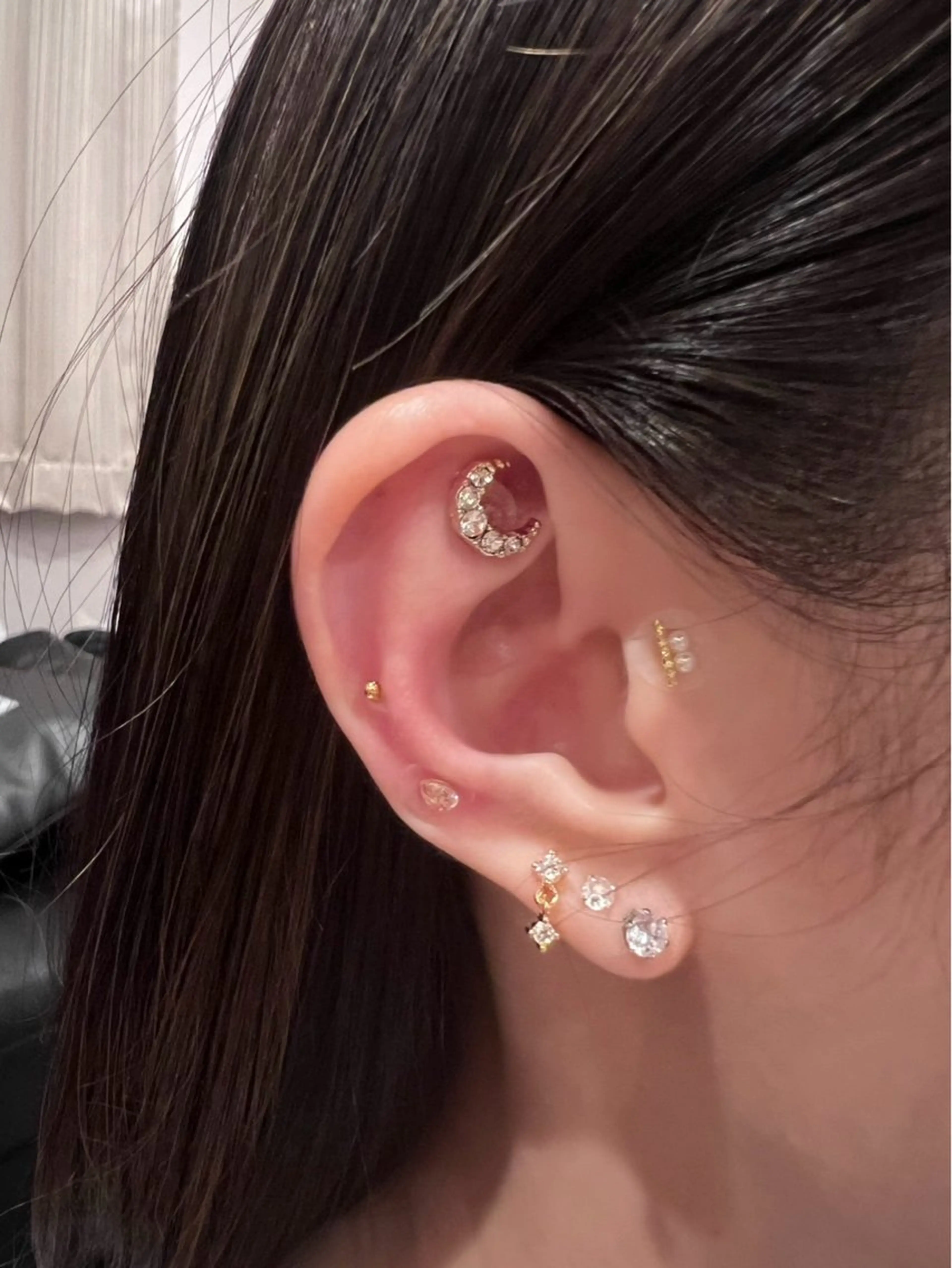 お試し!耳つぼジュエリー8パーツの写真