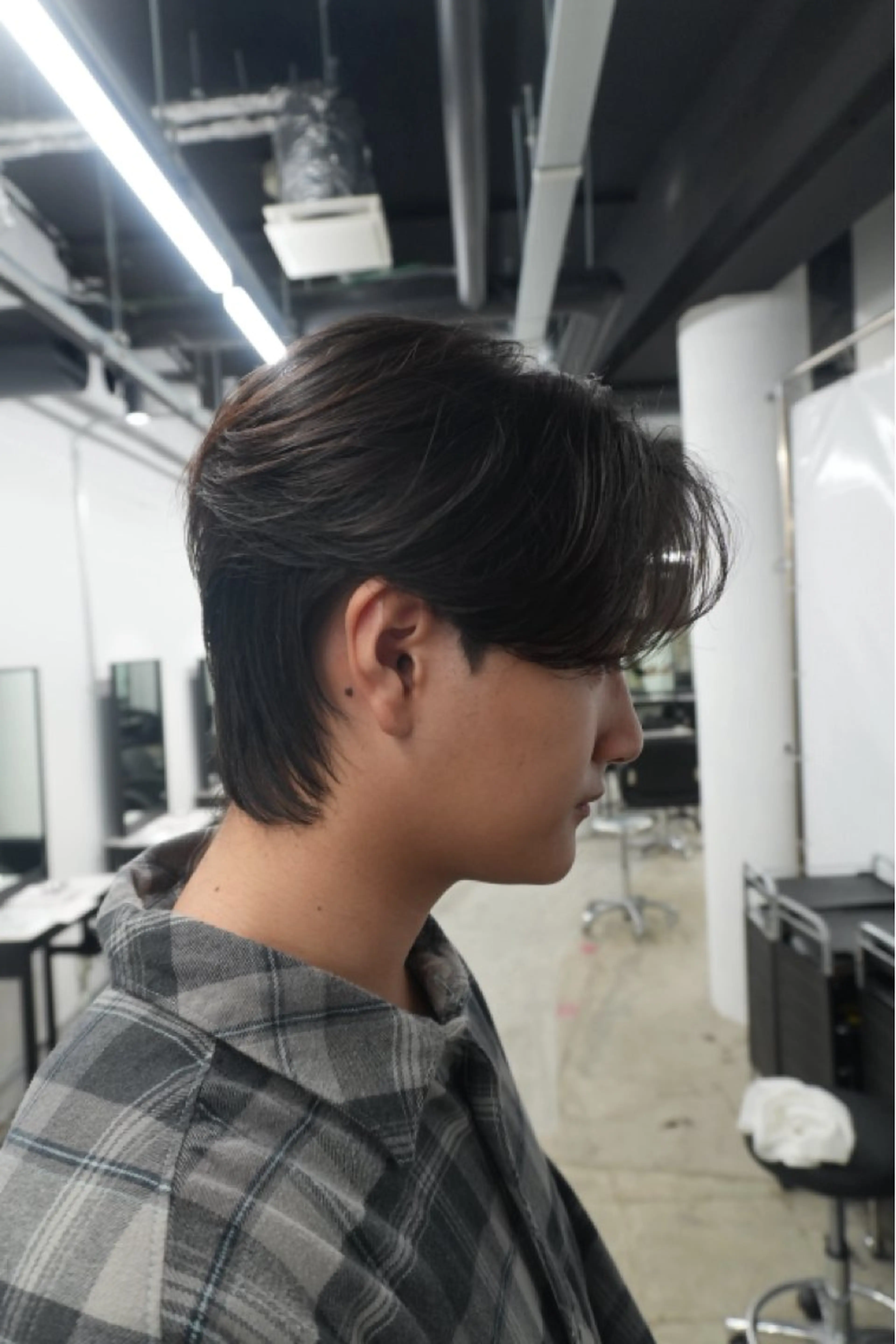 ショート メンズ センターパート PIA hair design所属・湖城 恵吾のヘアスタイル