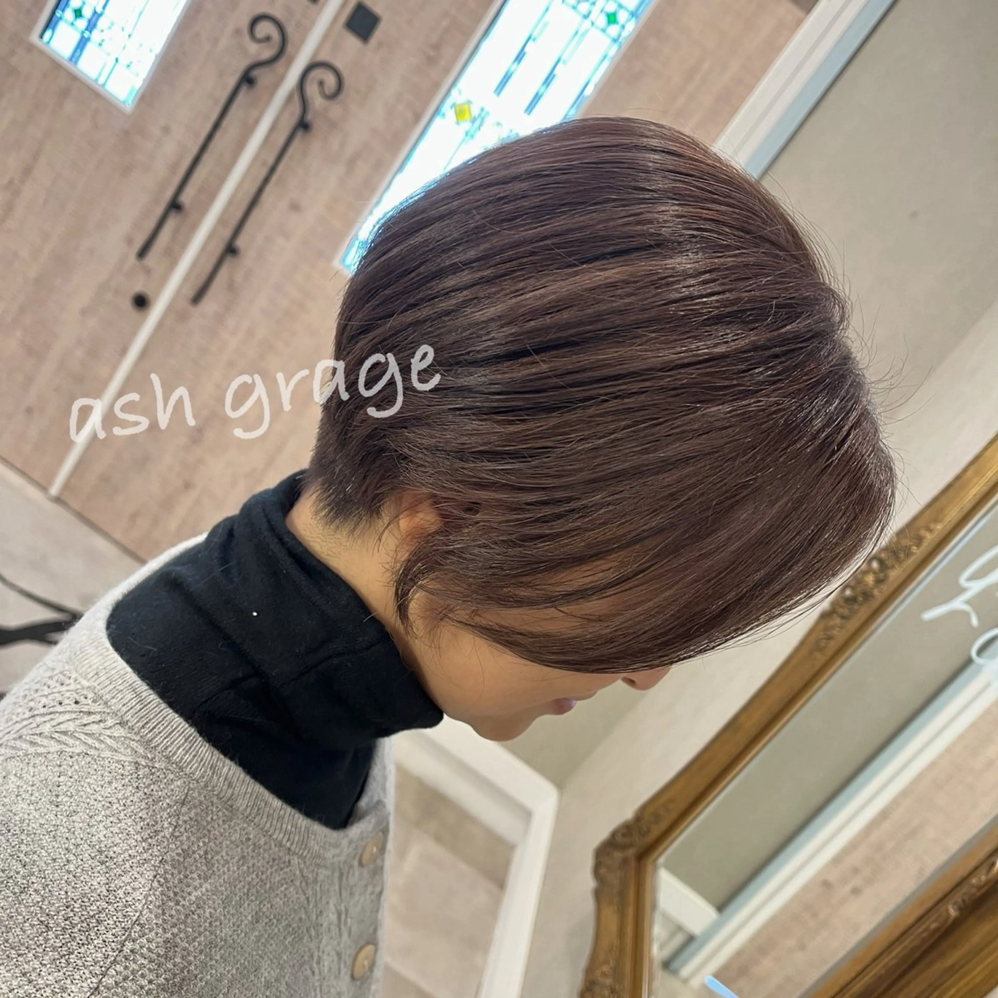 ショート ヘアカラー Calbari 中田 莉紗/奥州市水沢のヘアスタイル