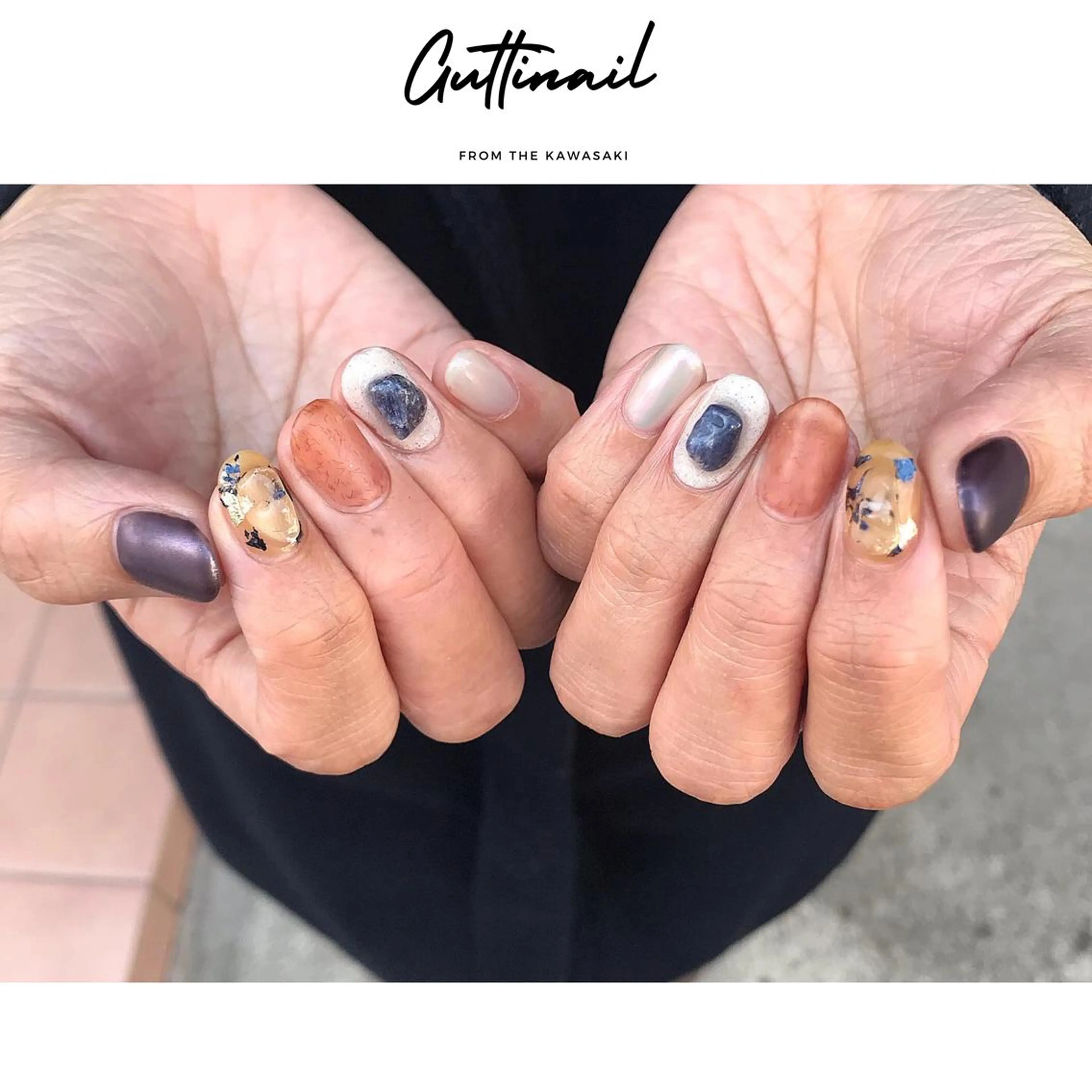 ネイル ニュアンスネイル セキグチ guttinailのネイルデザイン