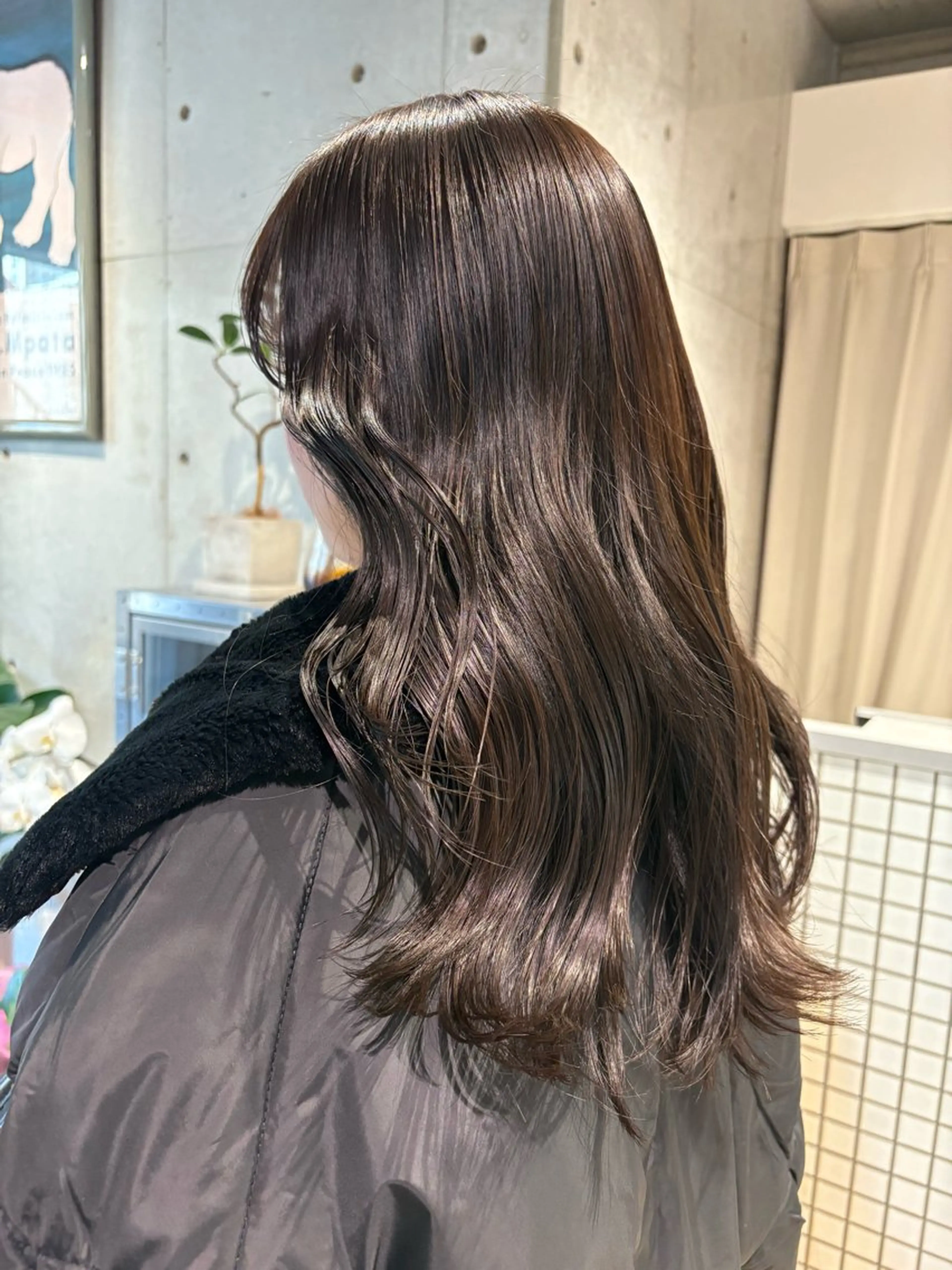 ミディアム sliver renのヘアスタイル