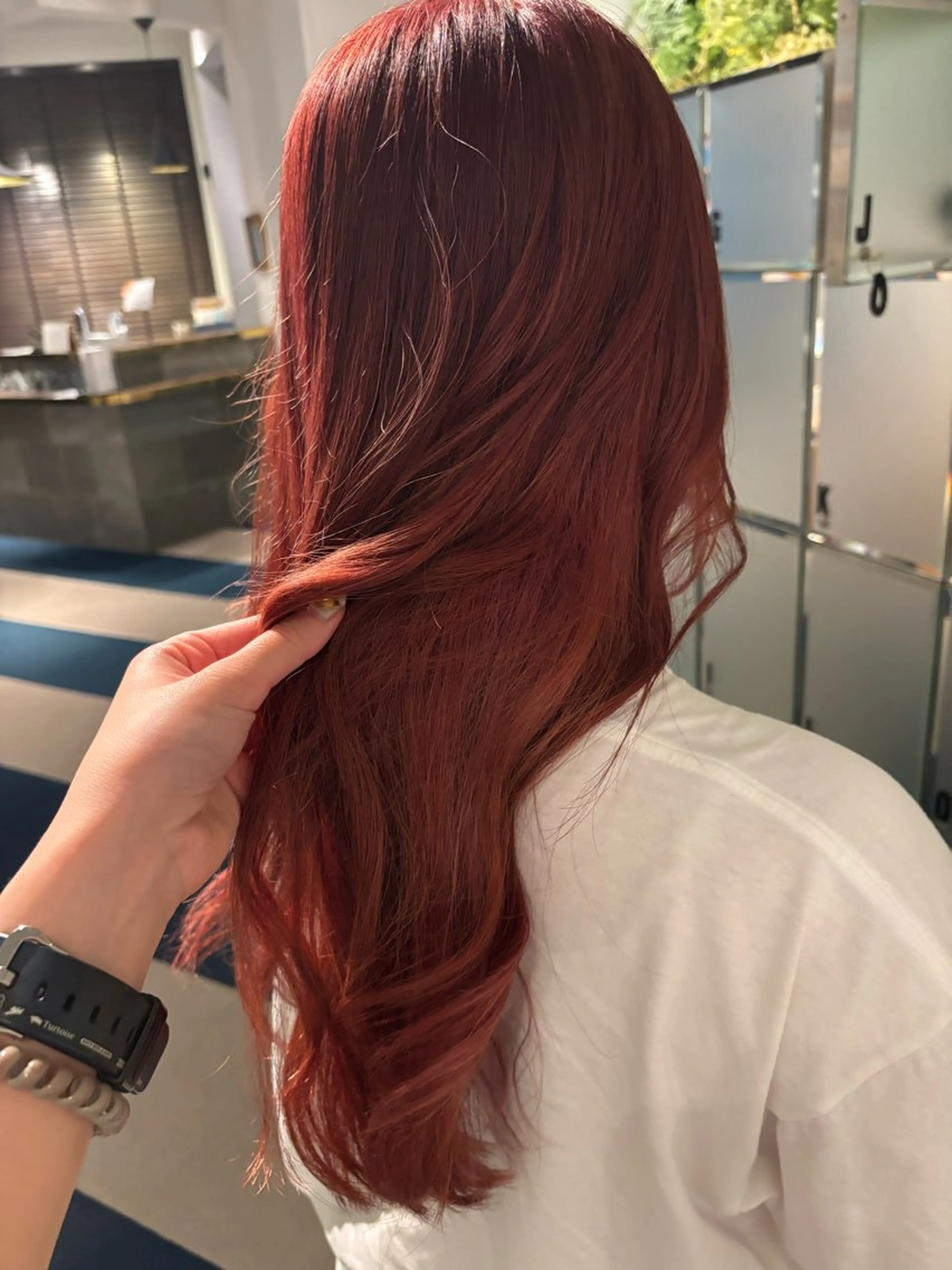 ロング カラー ワタナベ イオリ🧼のヘアスタイル