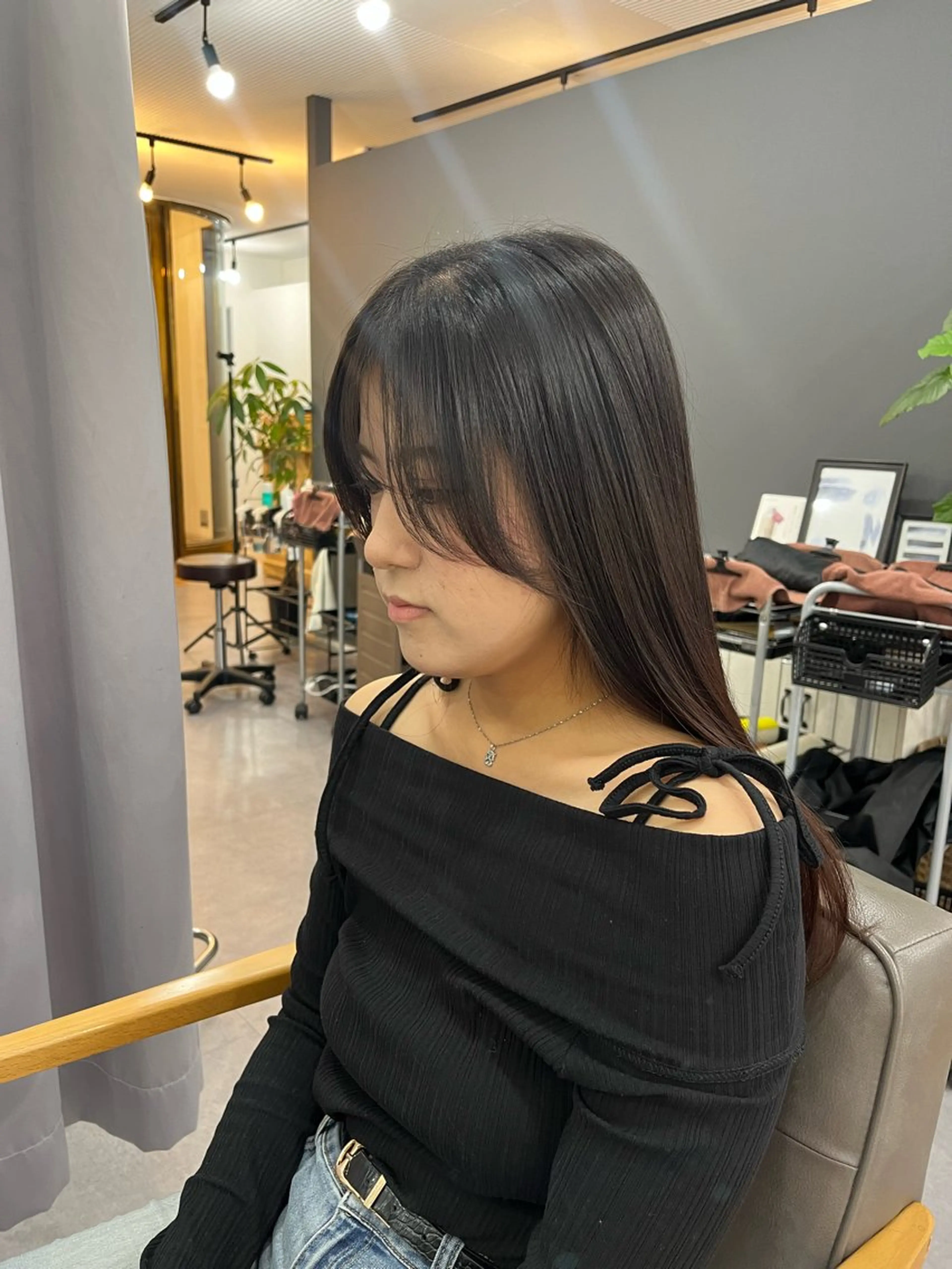 セミロング カット トリートメント アスカ 🌟のヘアスタイル