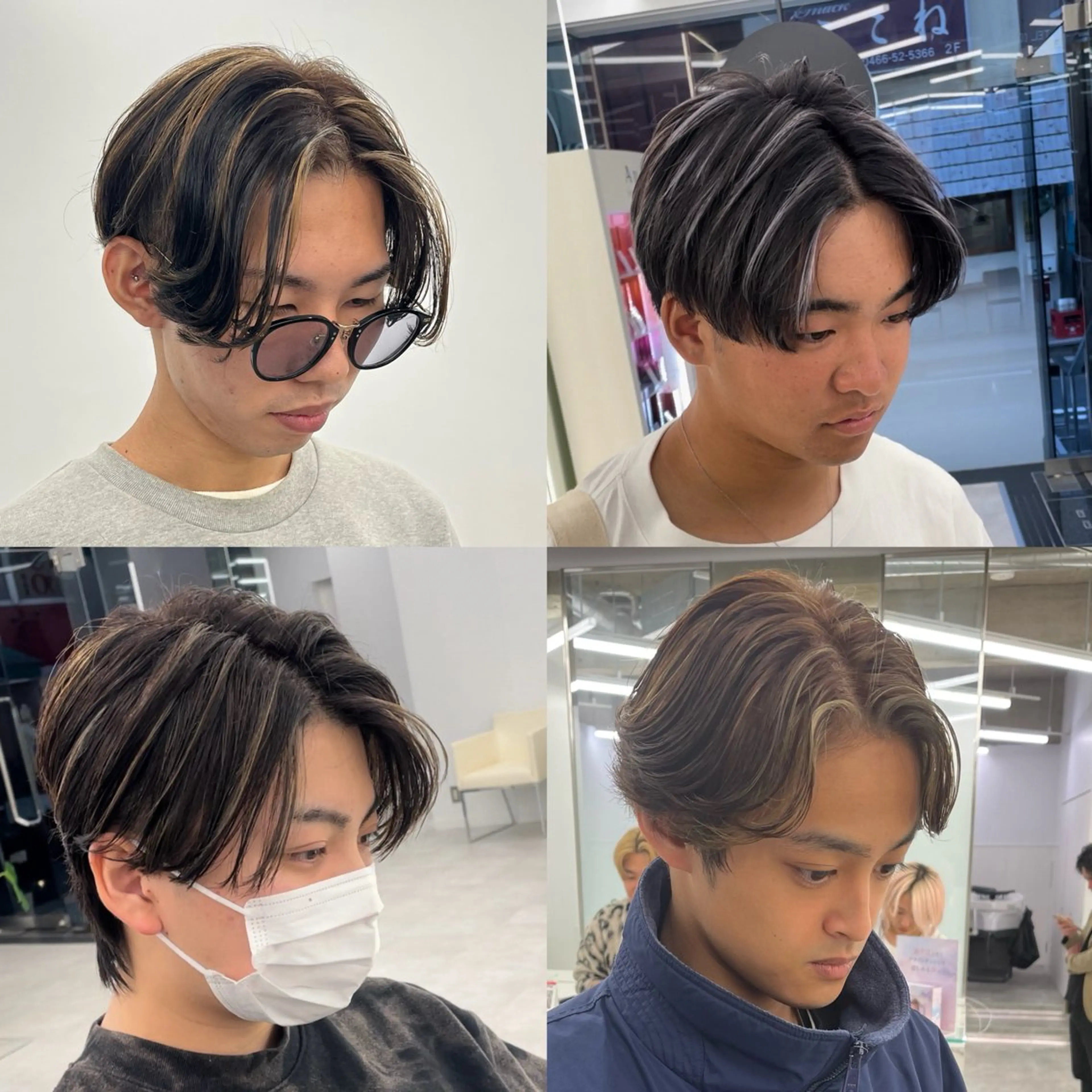 ショート カラー パーマ メンズ 森龍馬 メンズ専門美容師のヘアスタイル