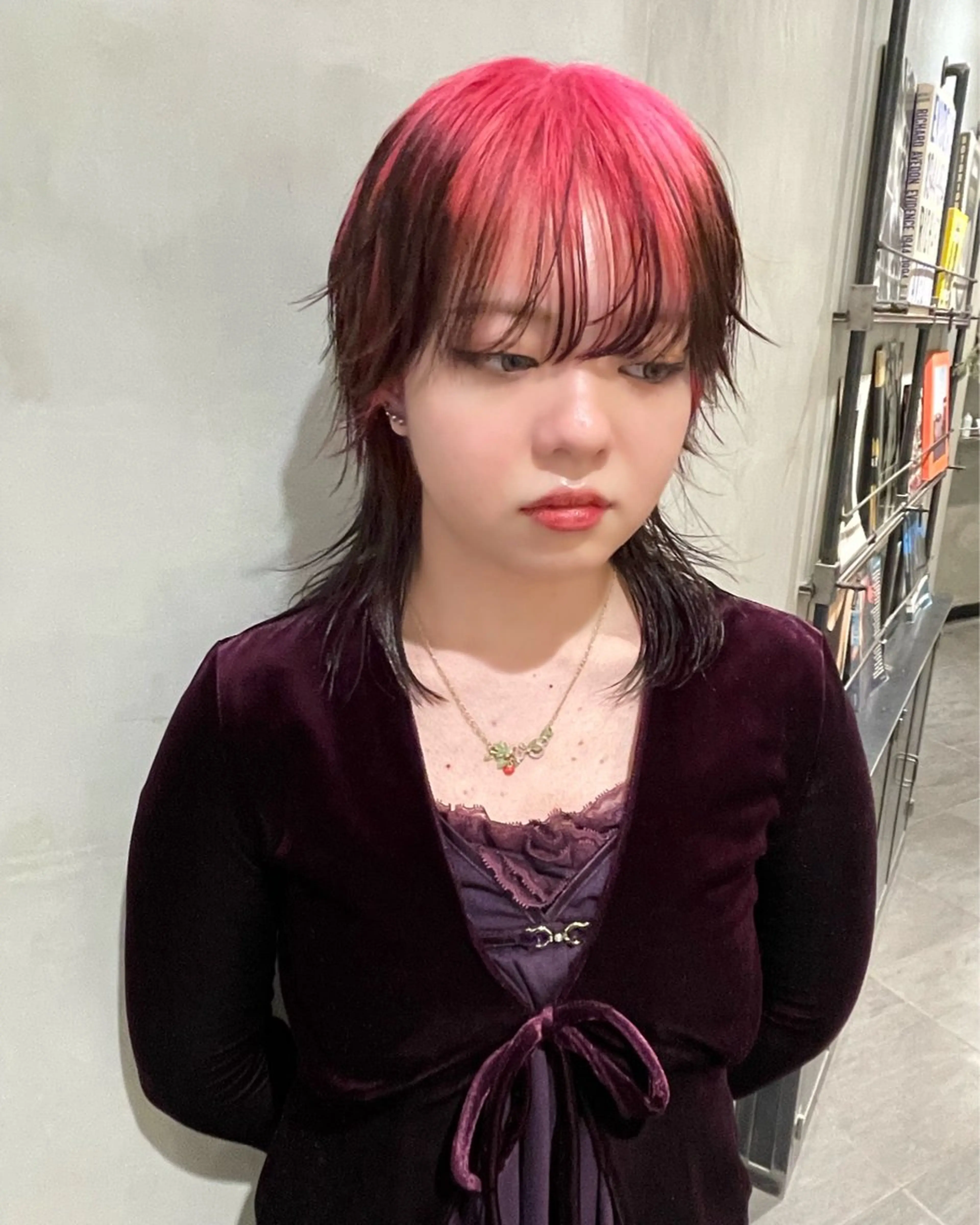 ミディアム カラー カット ヘアカラー トリートメント 優作 〜圧倒的信頼〜のヘアスタイル