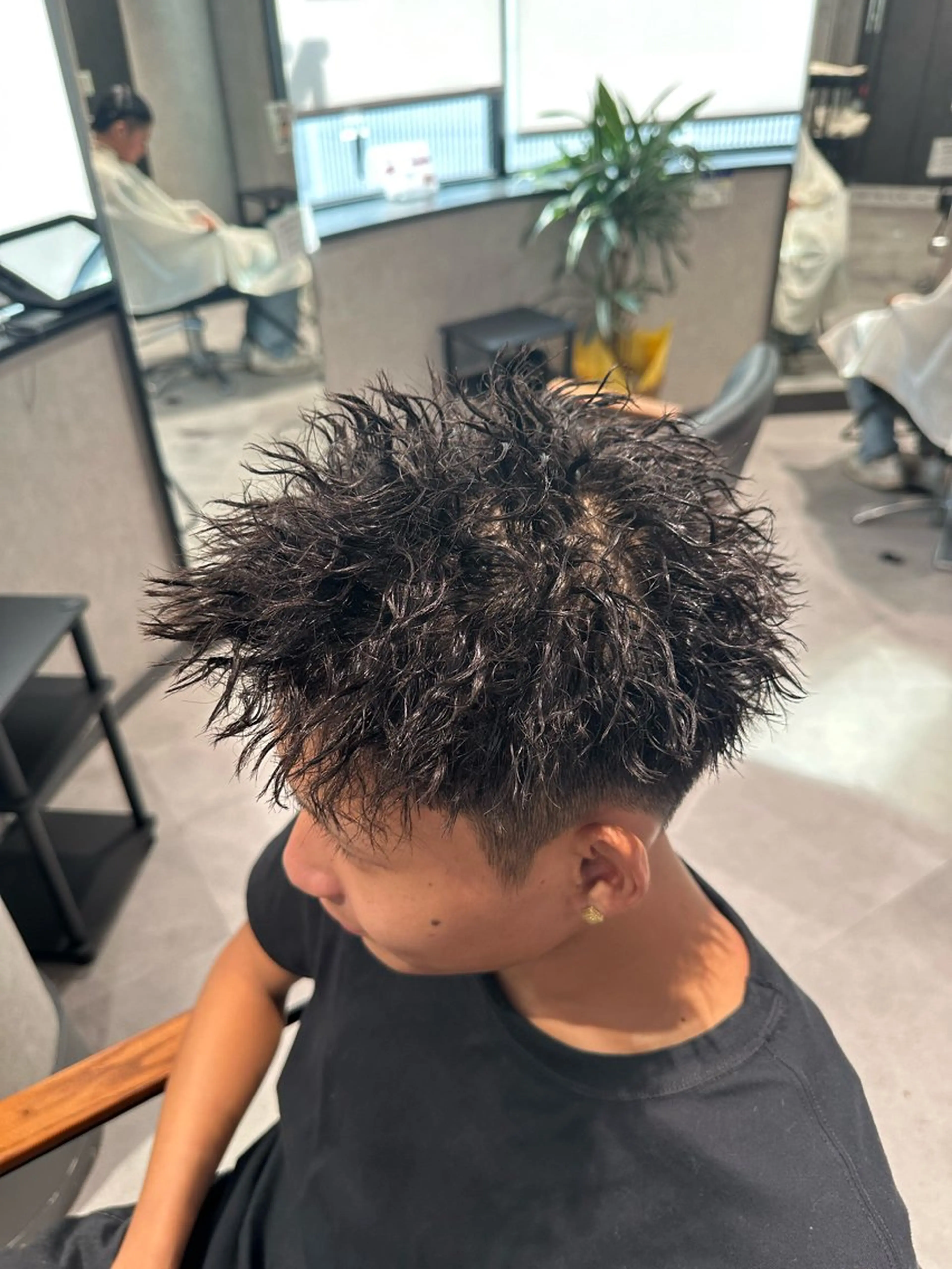 ショート パーマ ヘアアレンジ メンズ NEXT NEO所属・メンズヘア静岡 ✂︎Ryuheiのヘアスタイル