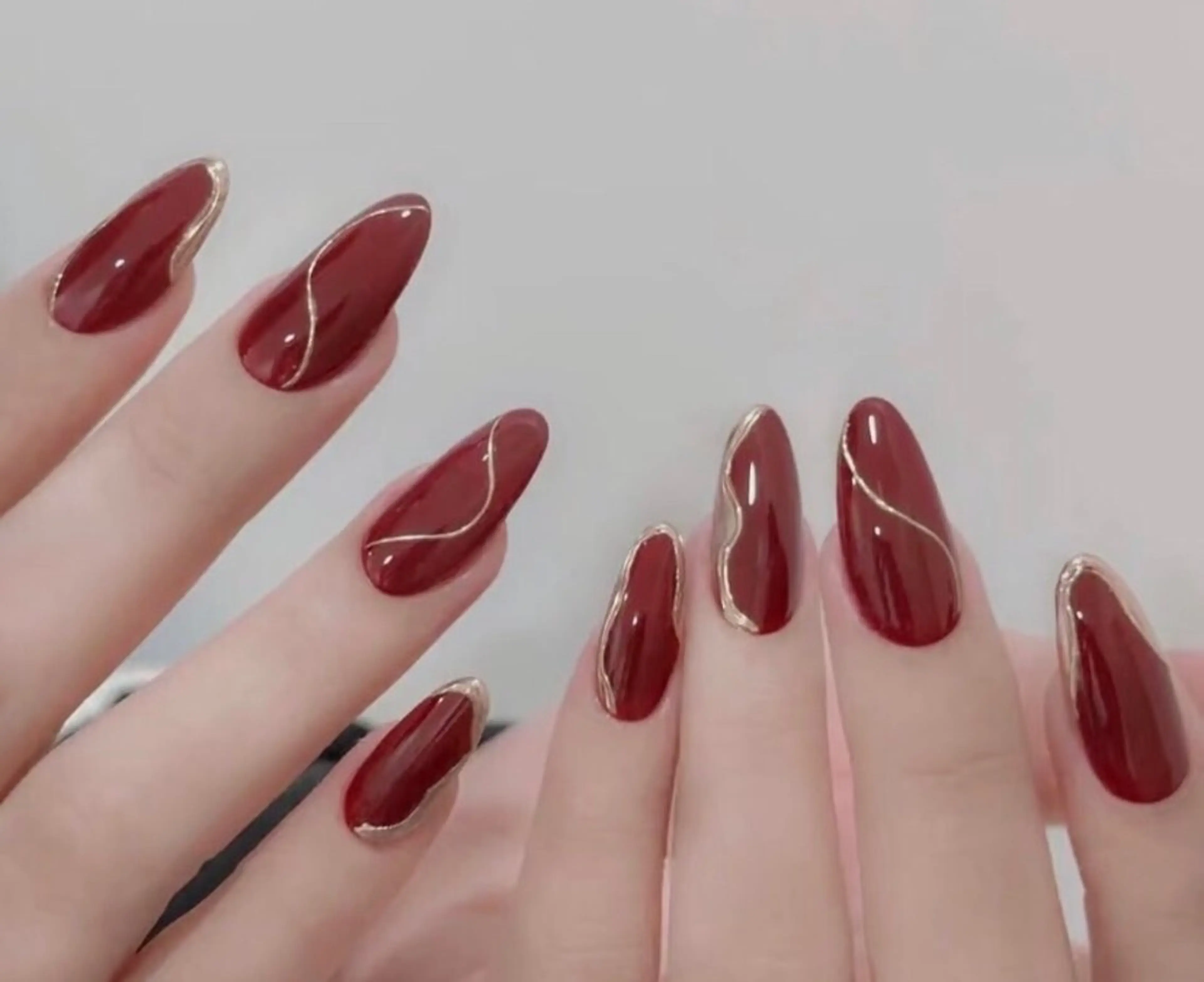 ネイル フレンチネイル ジェルネイル ガラスフレンチ グラデーション ハート ハンドネイル ハンドケア 大門浜松町 ネイルのネイルデザイン