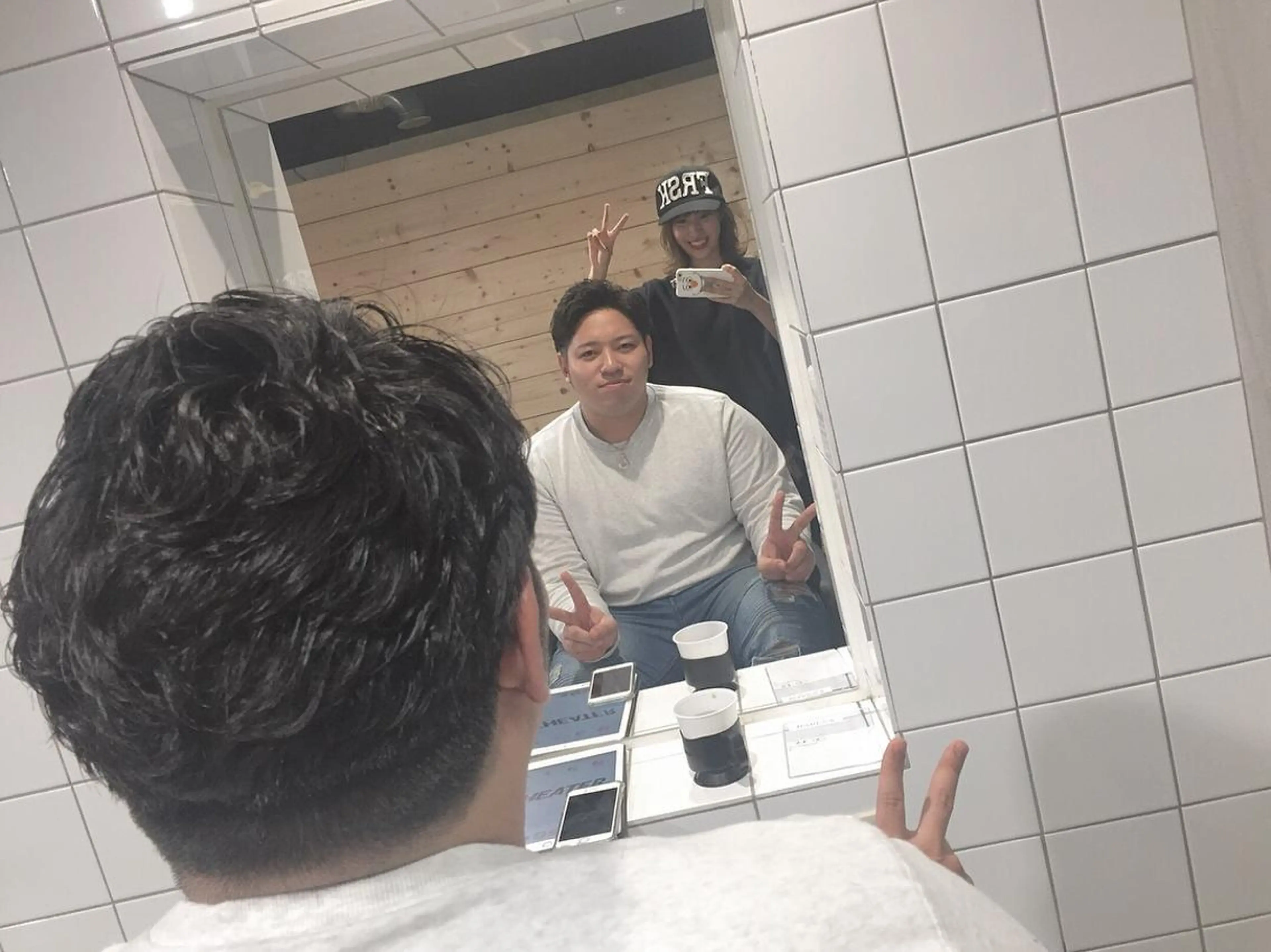 パーマ メンズ BABY 艶髪暗髪ヘア💖達人のヘアスタイル