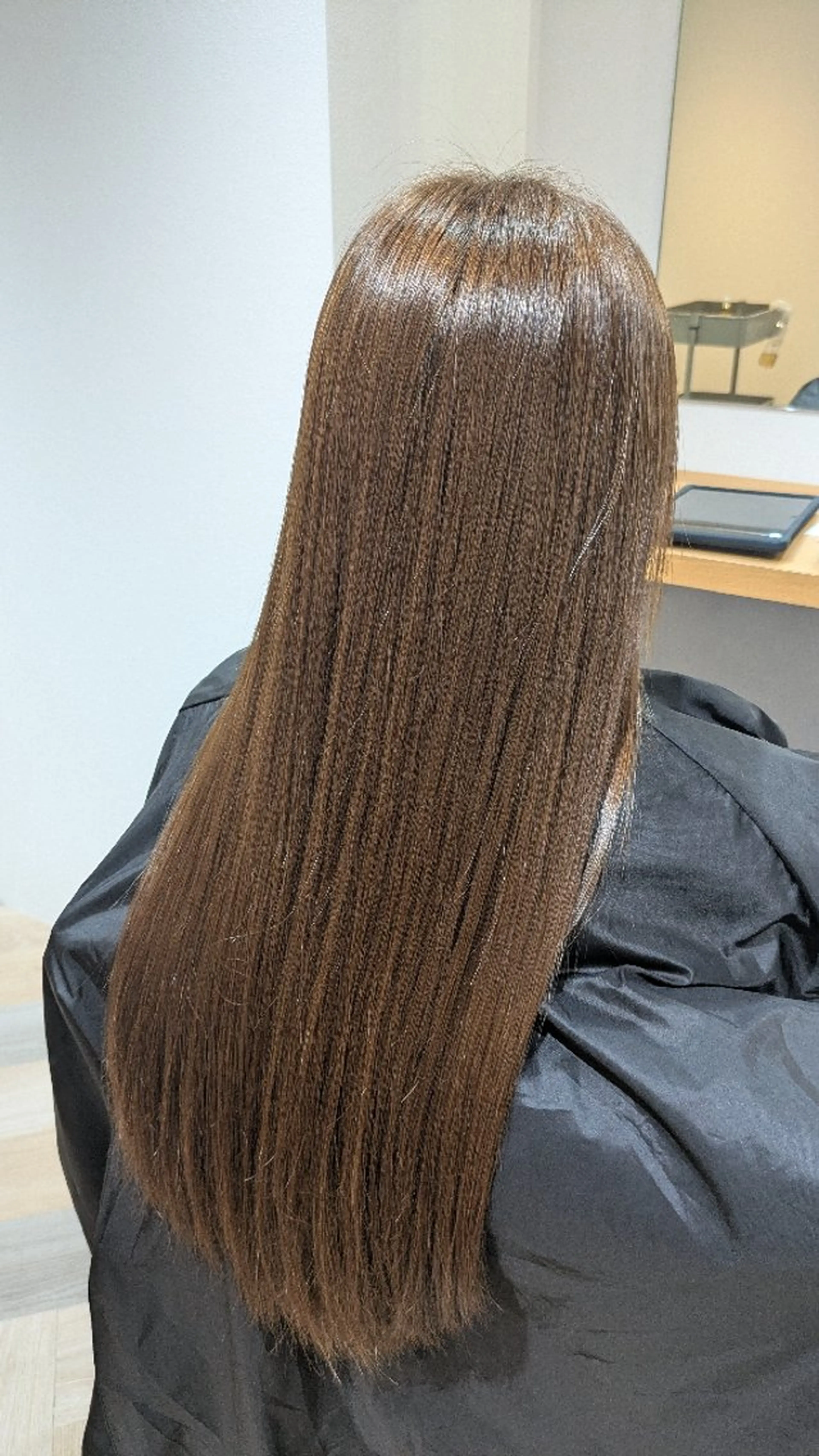 ロング ヘアカラー トリートメント 辻花 さおりのヘアスタイル