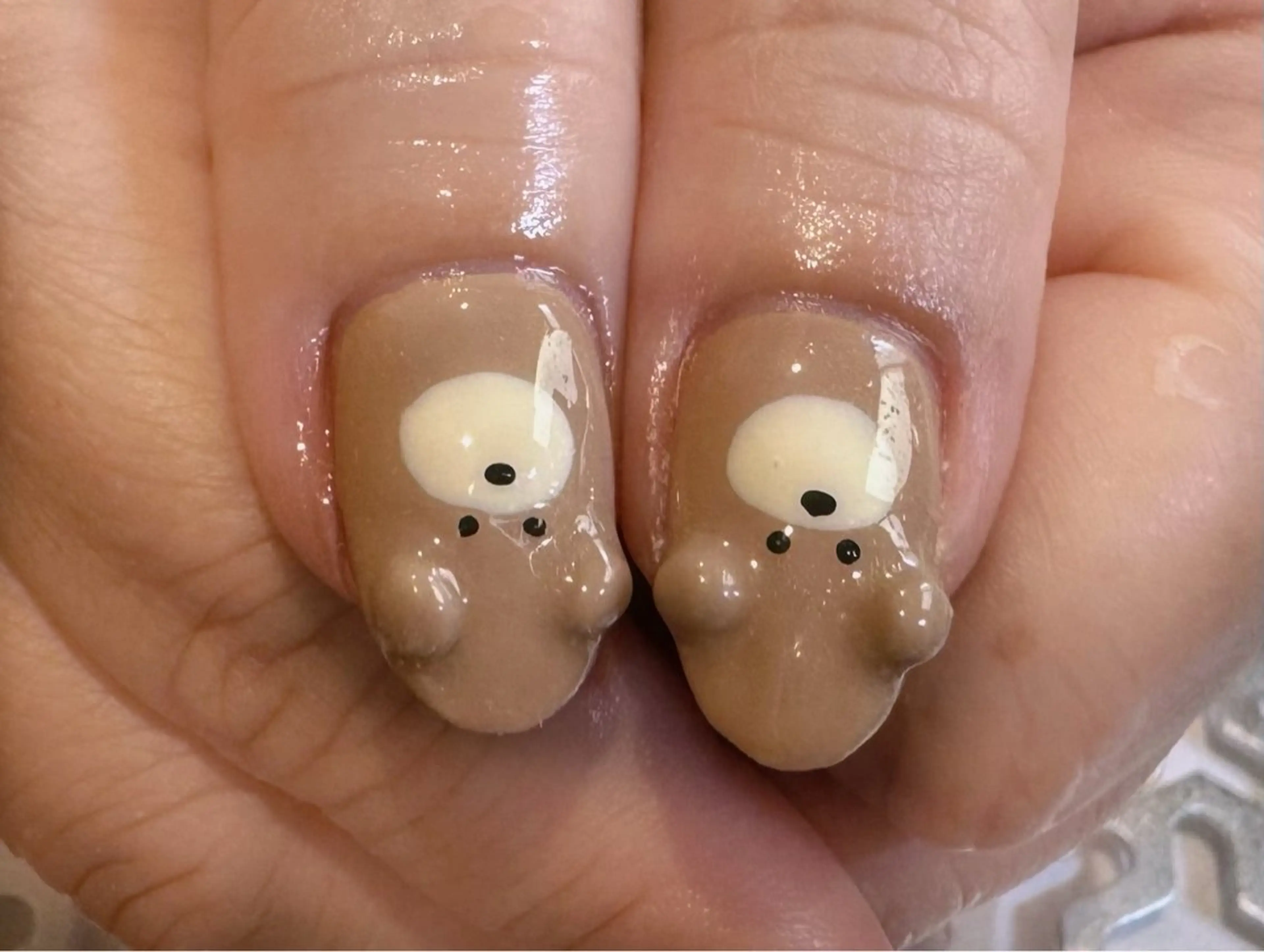 ネイル べっ甲ネイル ボルドー ブラウン マグネットネイル ニュアンスネイル ハンドネイル RinRin　nail所属・孔 ジンシェンのネイルデザイン