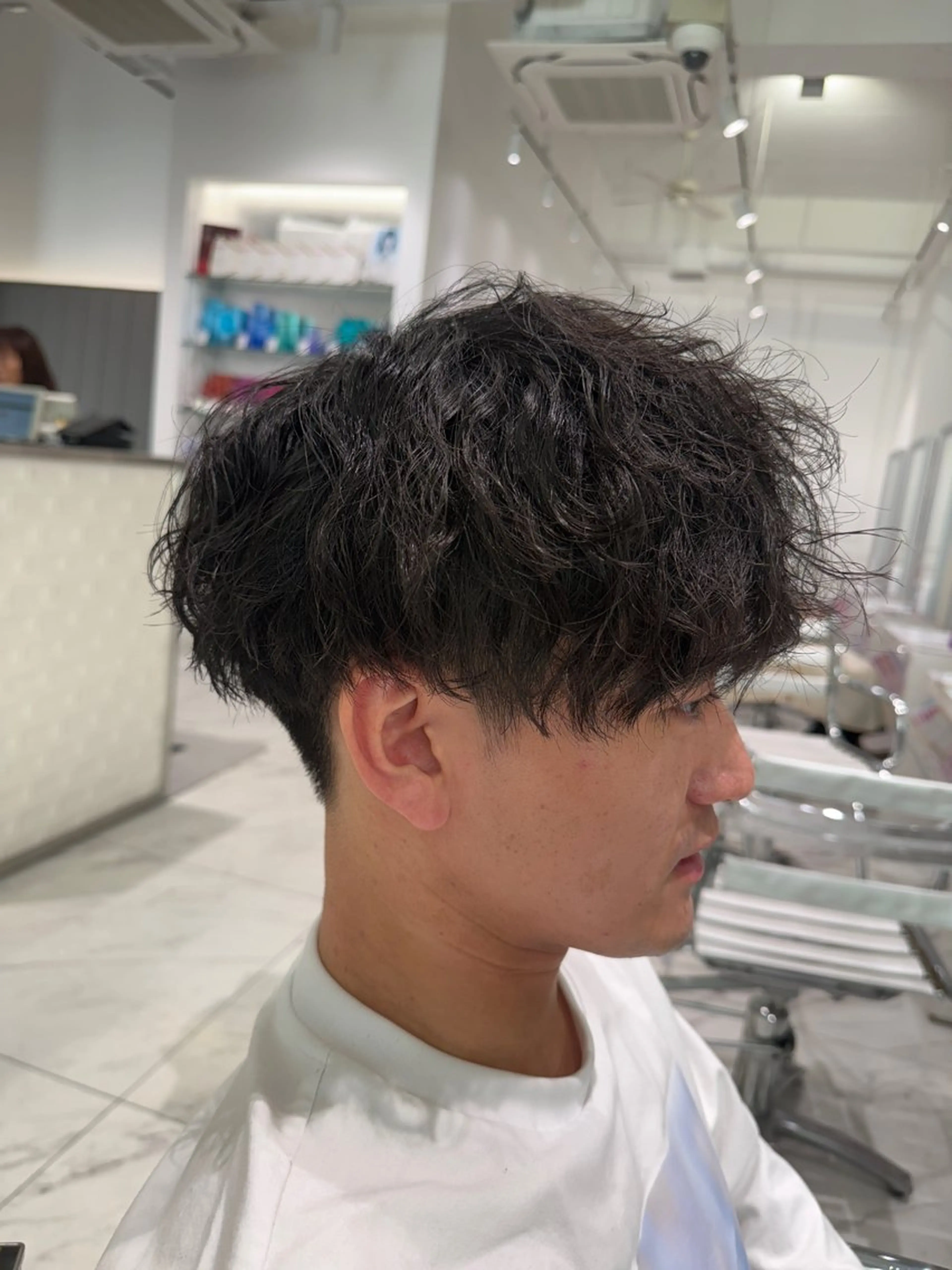 パーマ メンズ 柳澤 和也のヘアスタイル