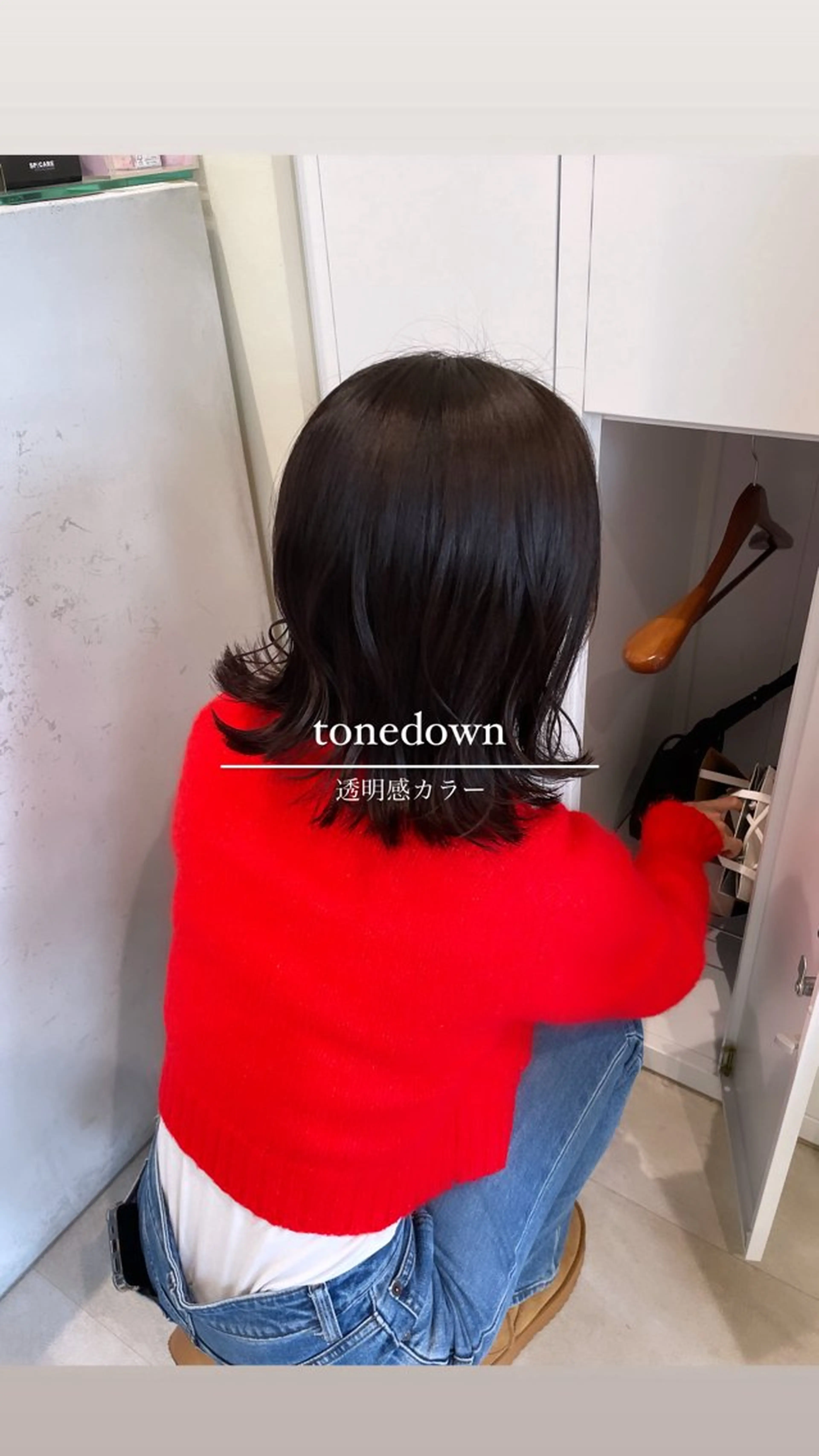 カラー ダブルカラー ヘアカラー トリートメント パーマ/ボブ/ ヘルシーカラー/風花のヘアスタイル