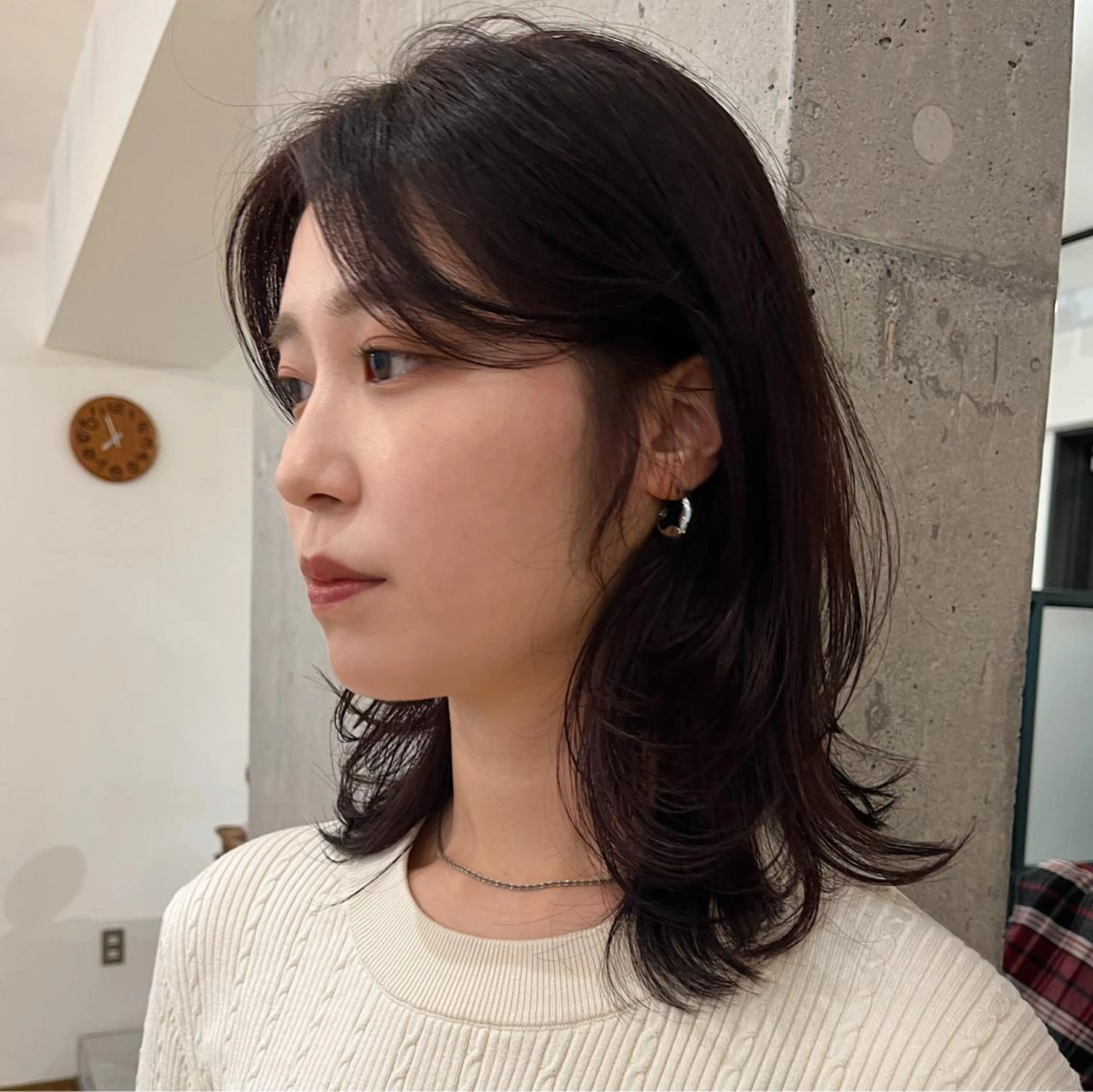 セミロング 暖色/パーマ 🌼クニトウメイのヘアスタイル