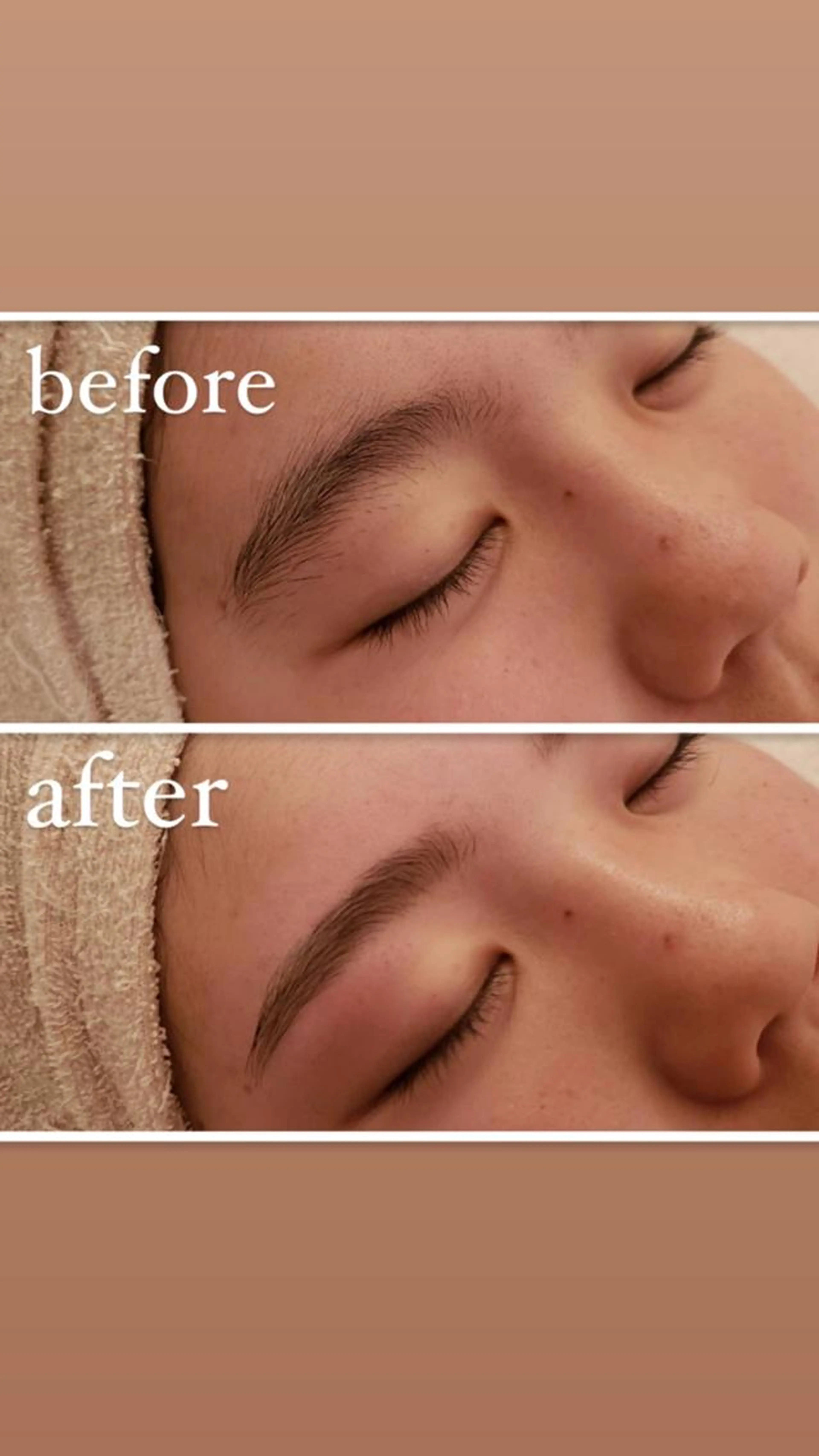 【眉毛】美眉スタイリングwax脱毛1回　4,950円の写真