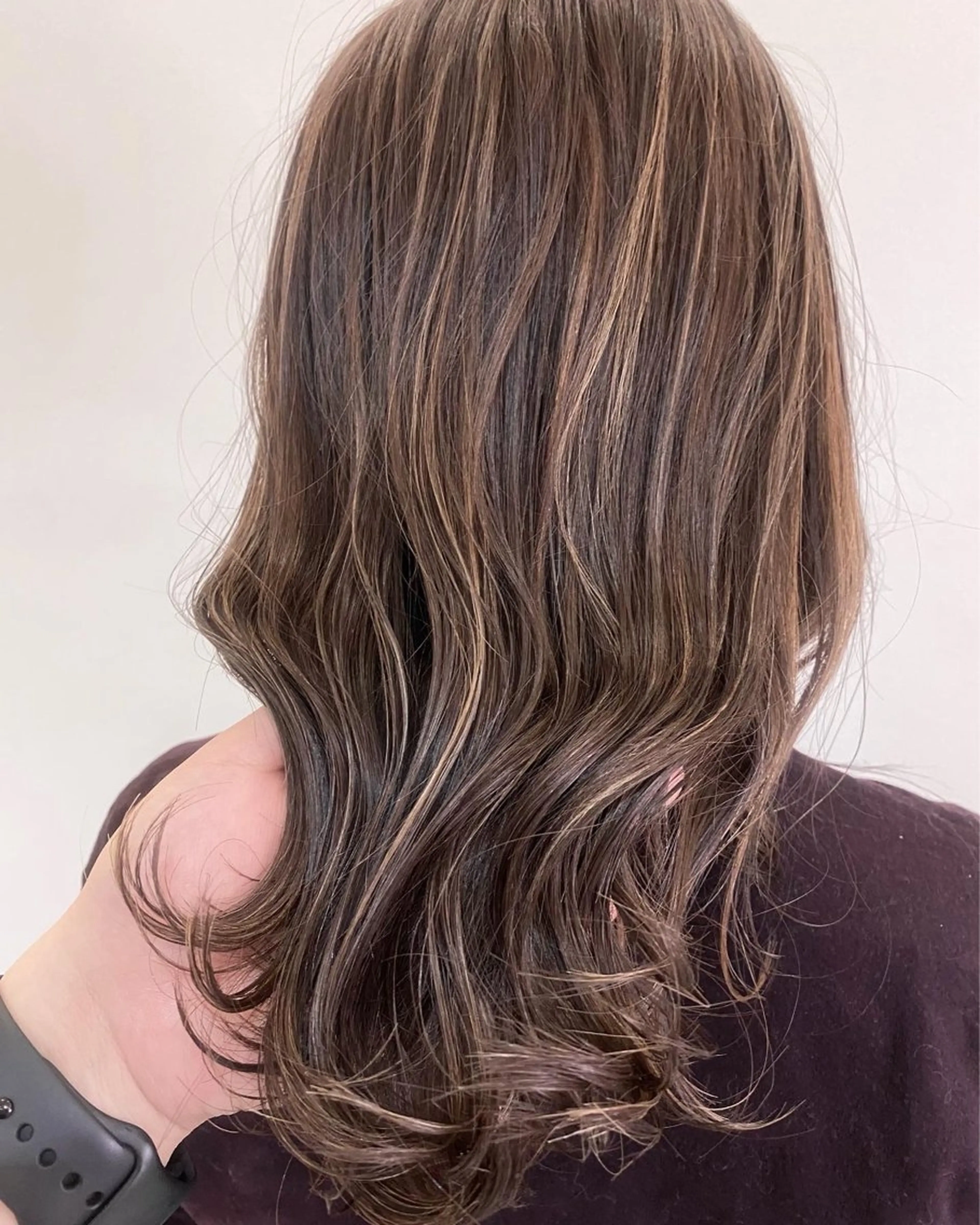 セミロング カラー ヘアカラー 駅チカ【ali'i】 アリイ花崎友美☘のヘアスタイル