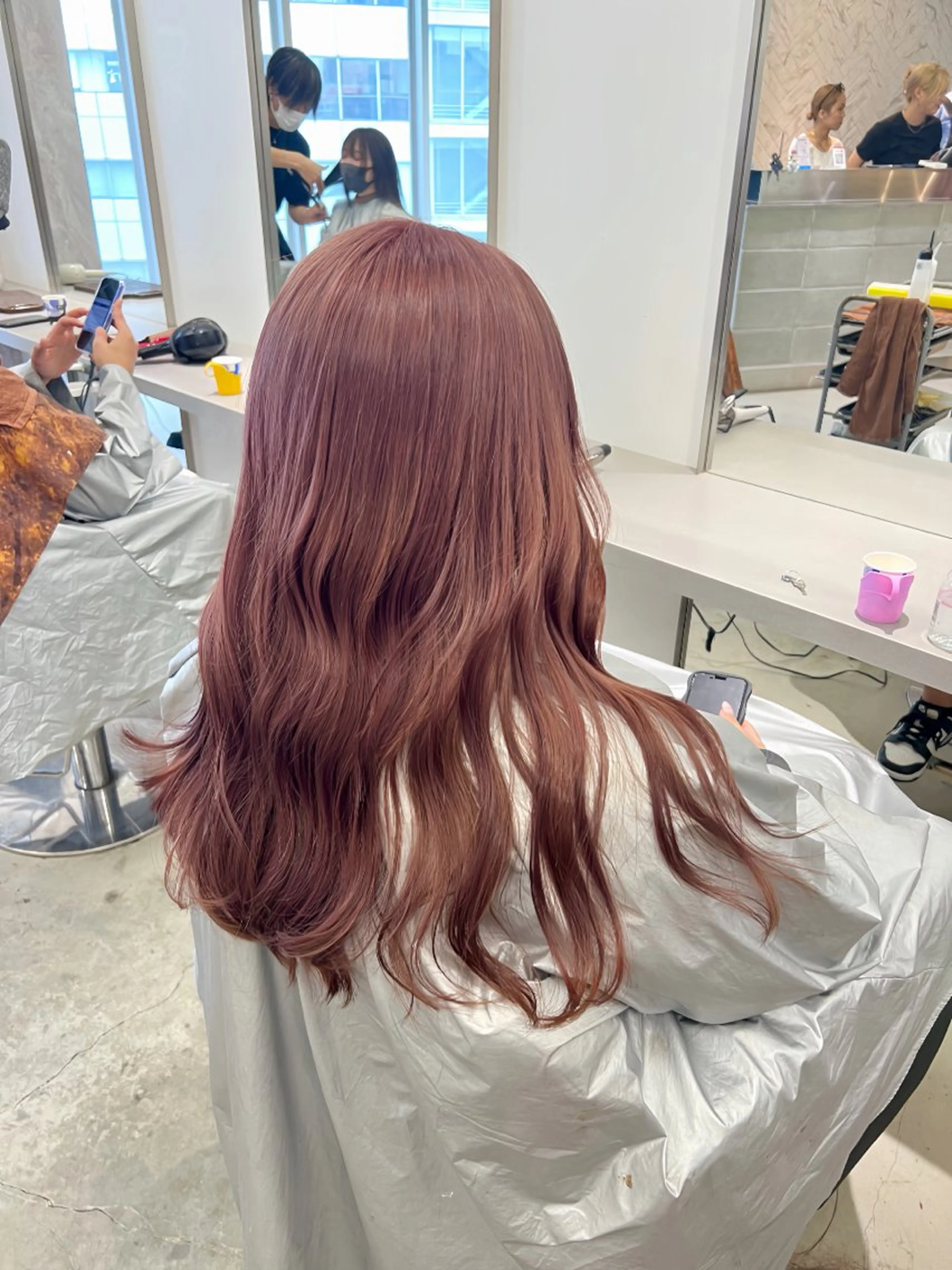 ロング カラー カット ヘアカラー EIGHT　樹梨 ／韓国ヘア🩶のヘアスタイル