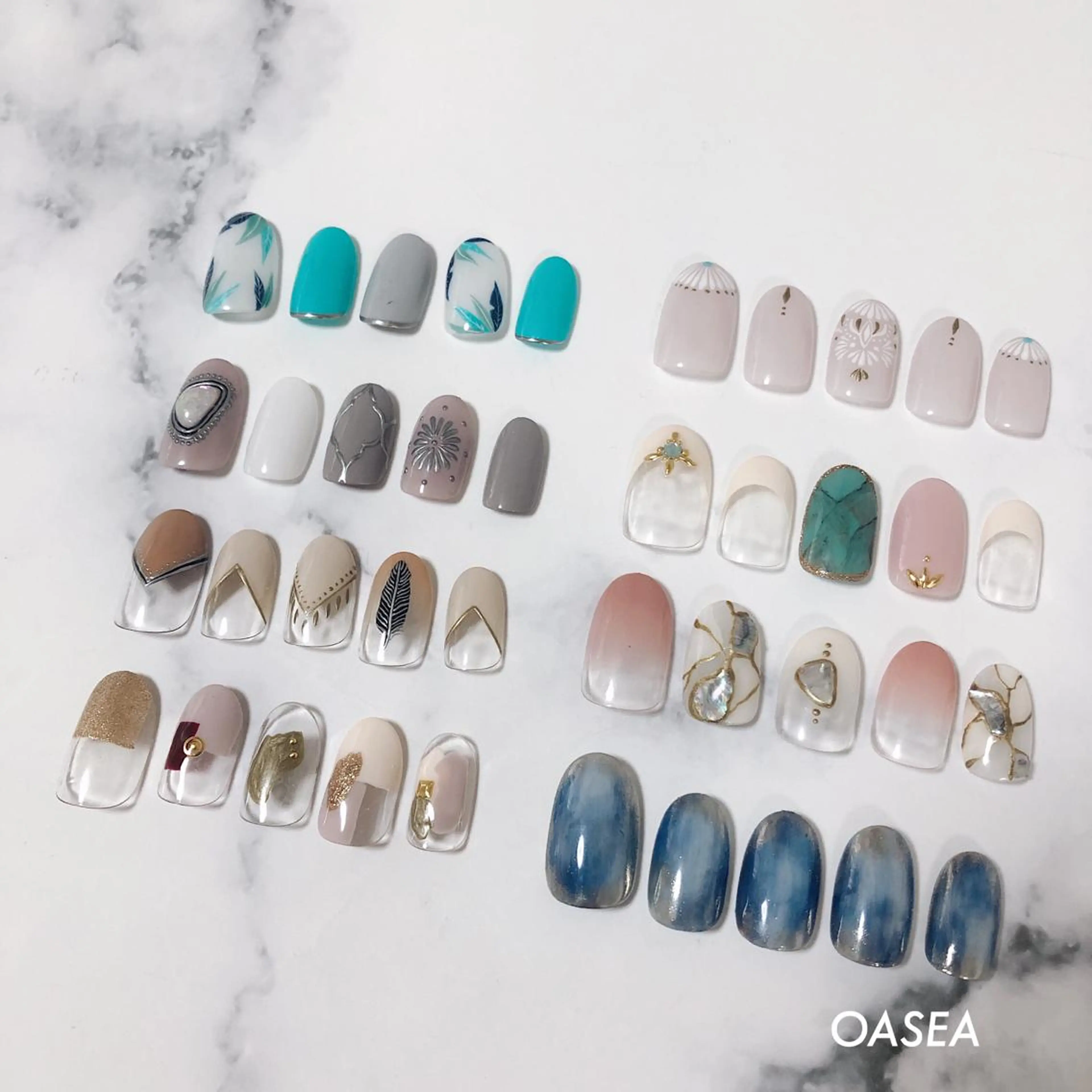 ネイル ハンドネイル 🌞💜 KAORI 🌴のネイルデザイン