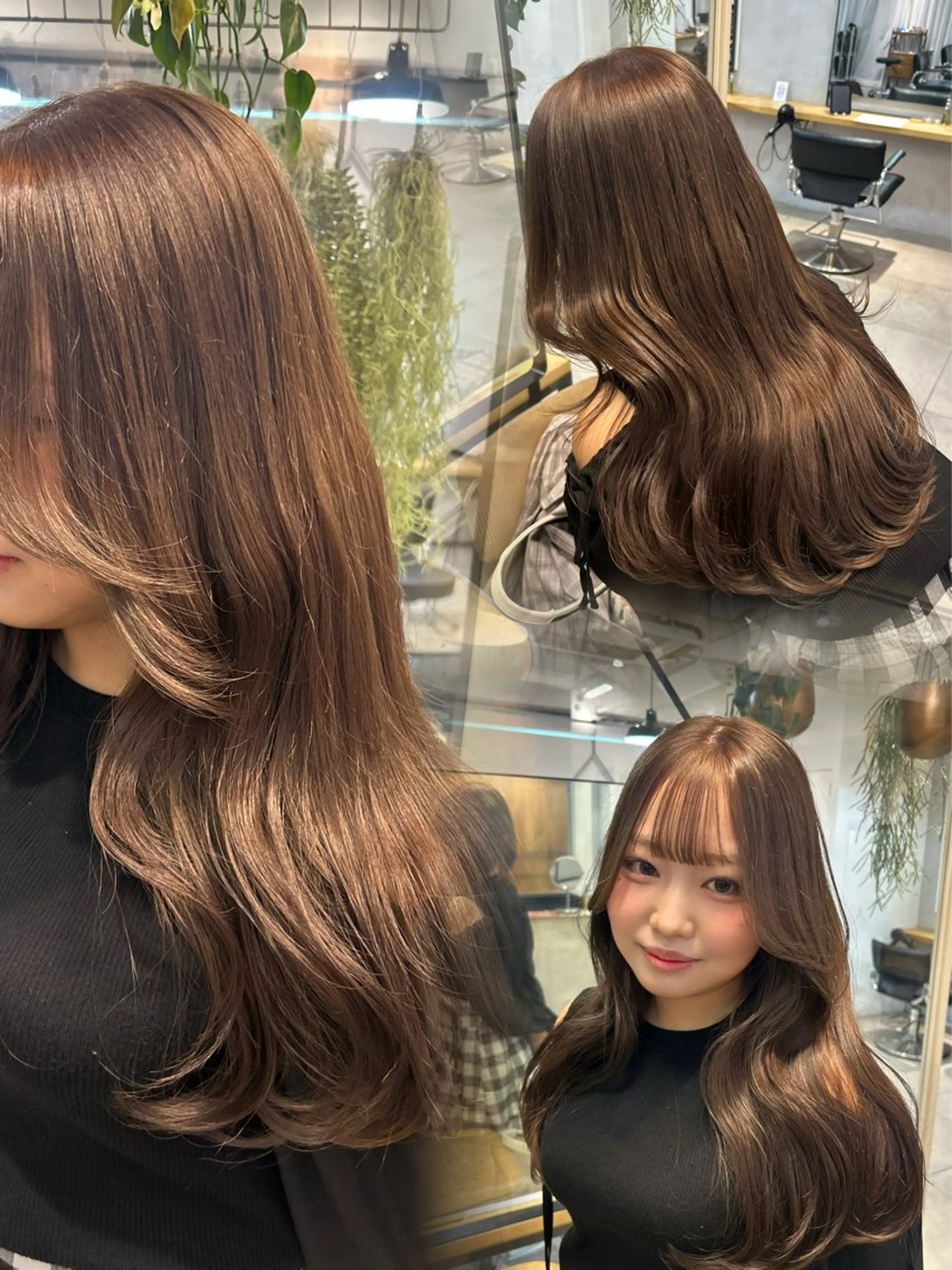 ロング カット ヘアカラー トリートメント LOE所属・LOE Yuuka/42🩵のヘアスタイル